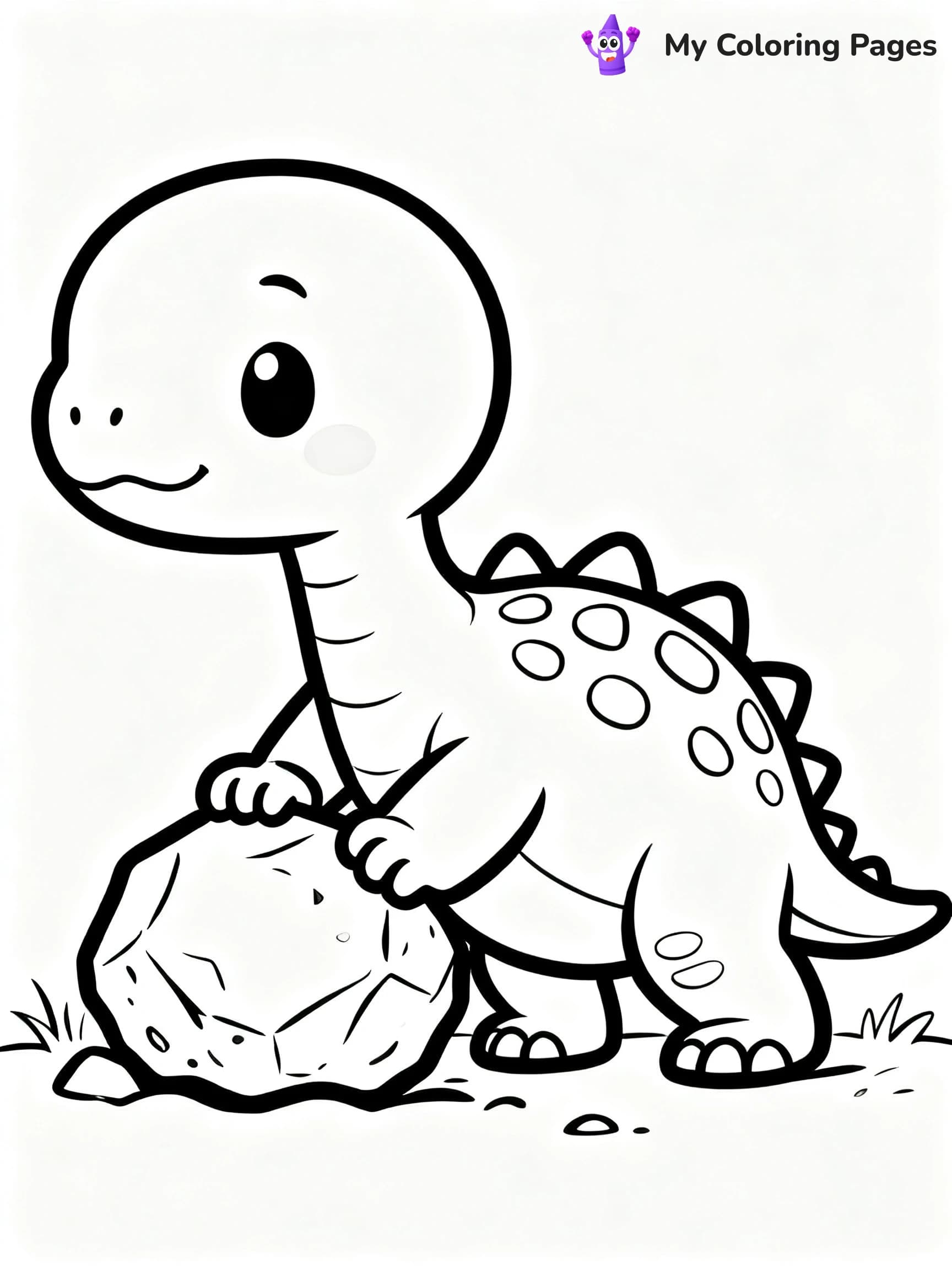 Baby Dinosaur Coloring Pages - 7
