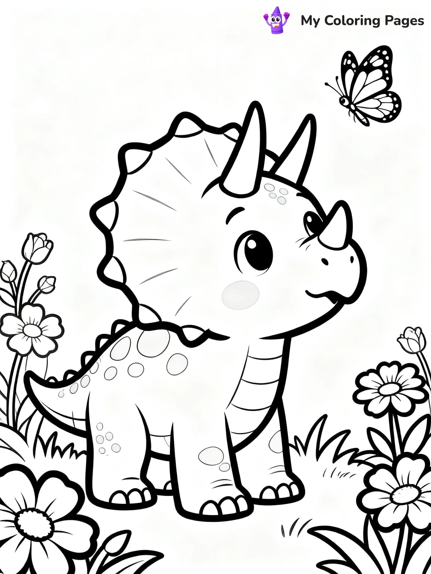 Baby Dinosaur Coloring Pages - 5