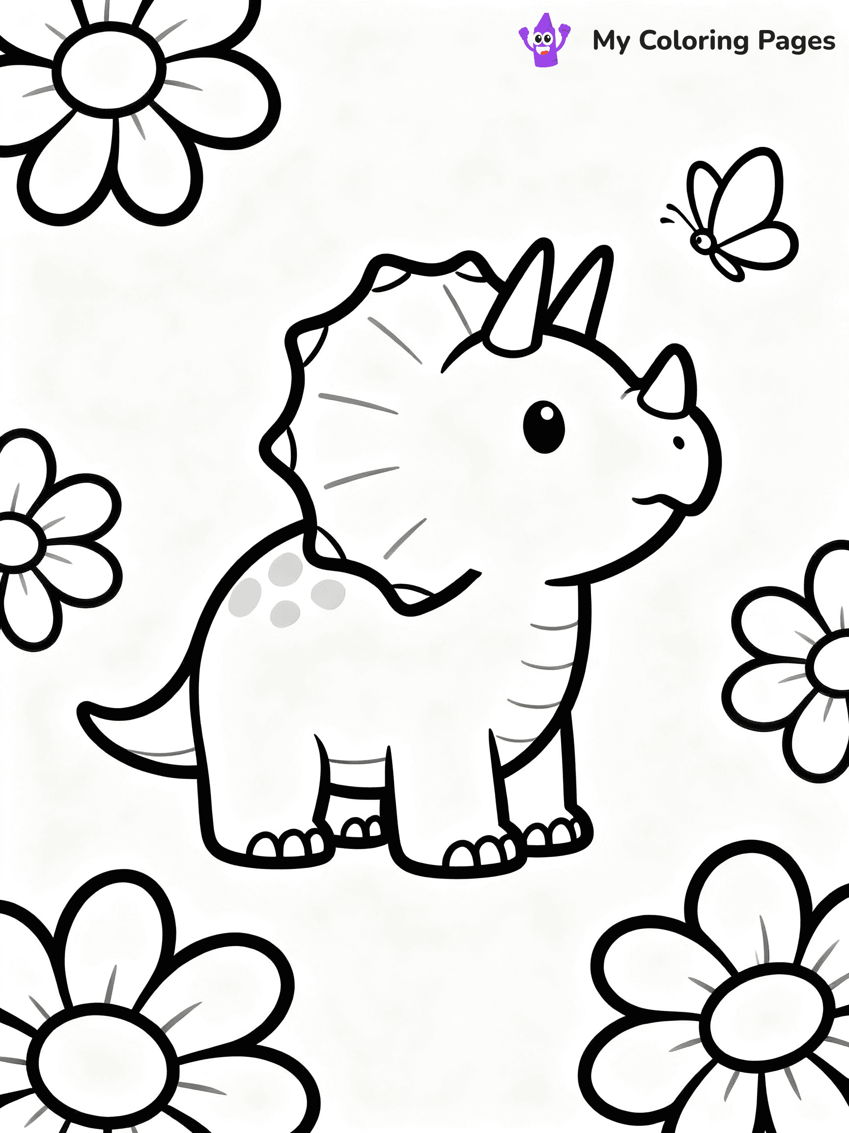 Baby Dinosaur Coloring Pages - 3