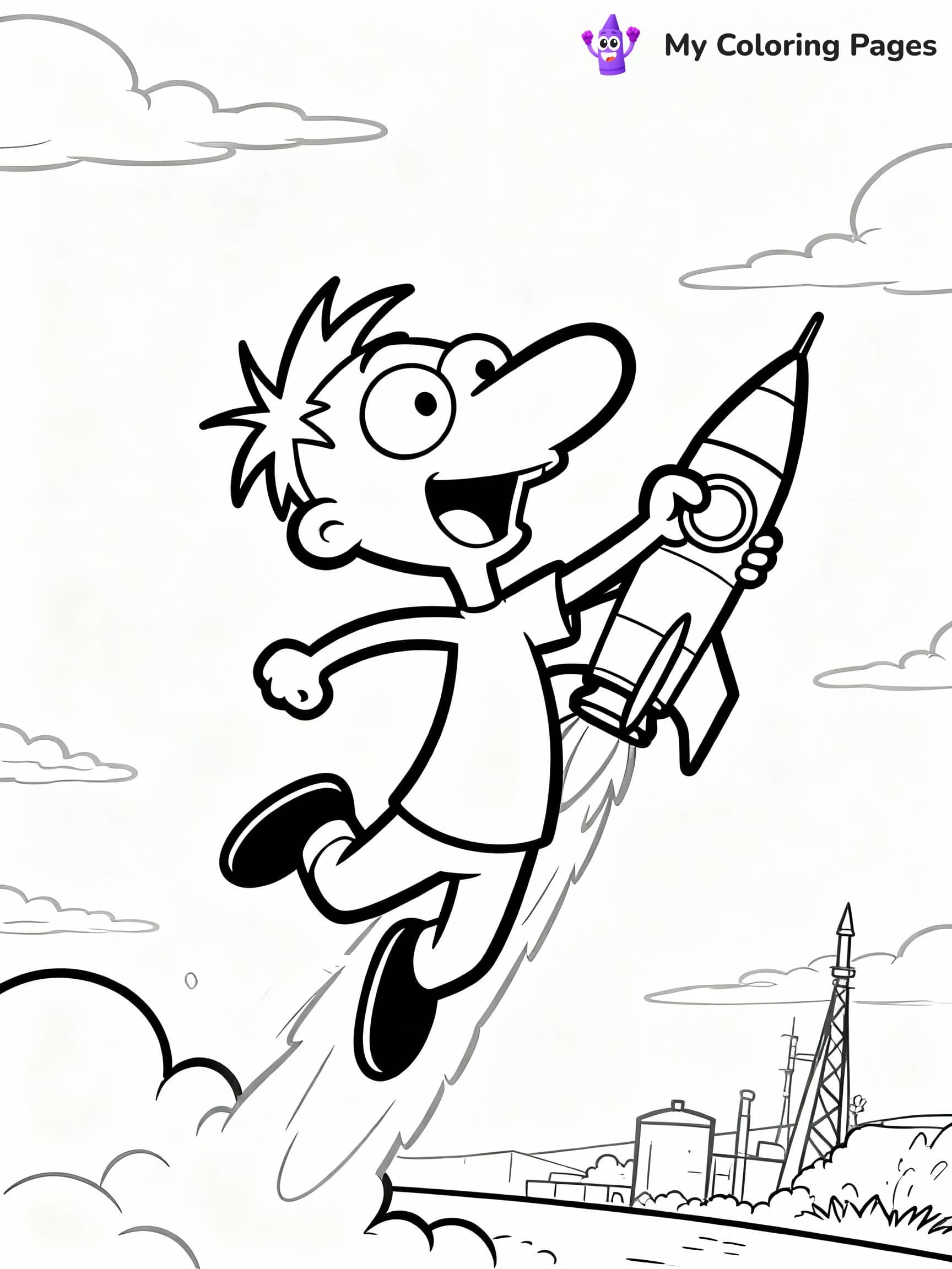 Phineas And Ferb Coloring Pages - 12
