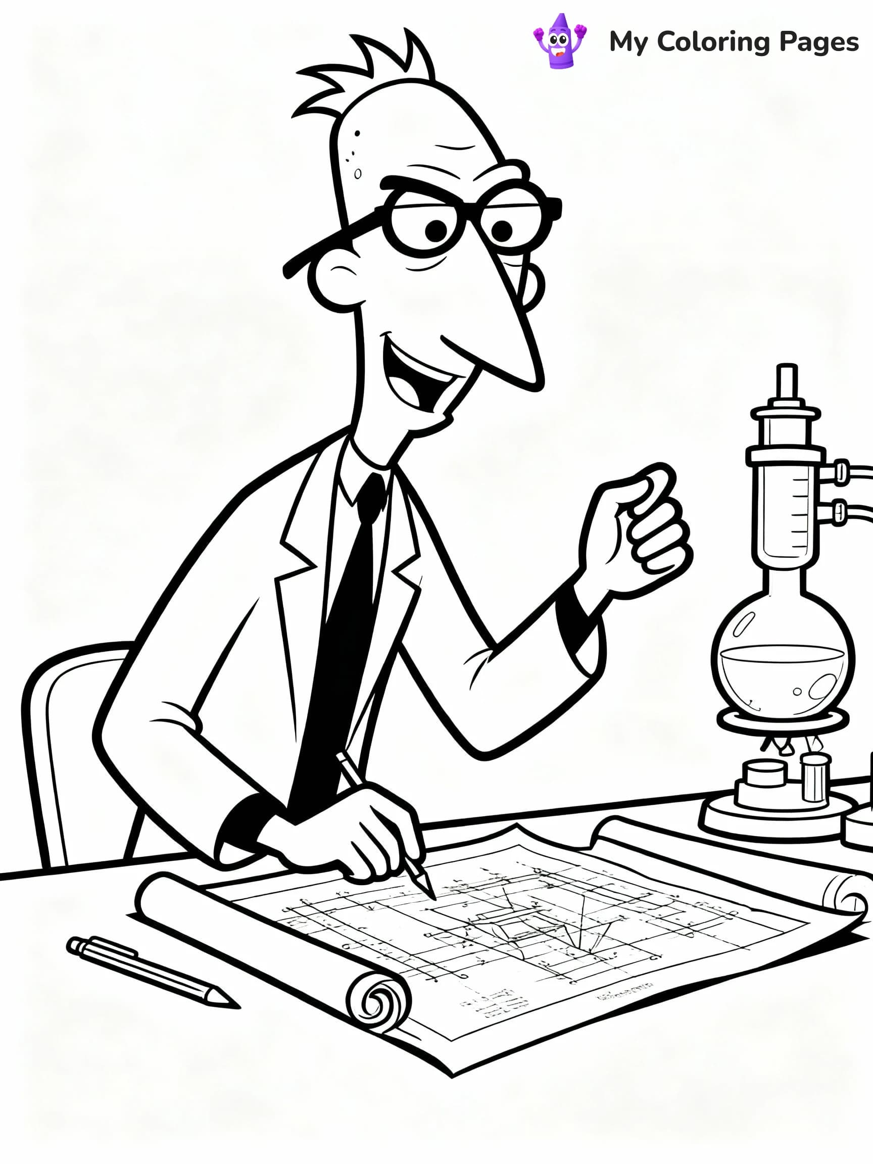 Phineas And Ferb Coloring Pages - 4