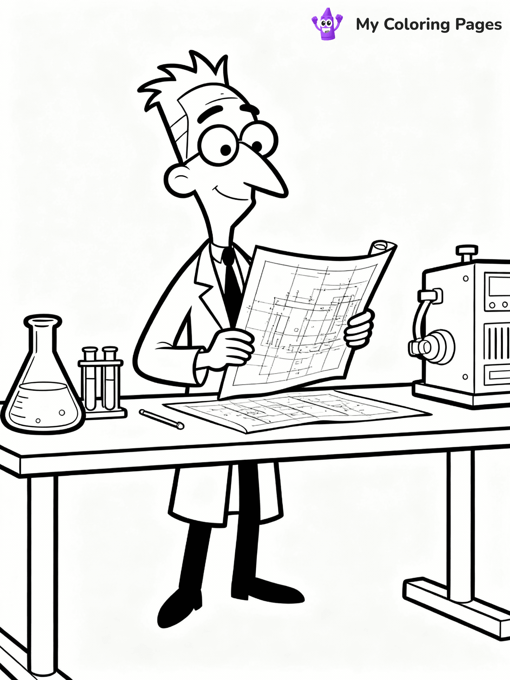 Phineas And Ferb Coloring Pages - 3