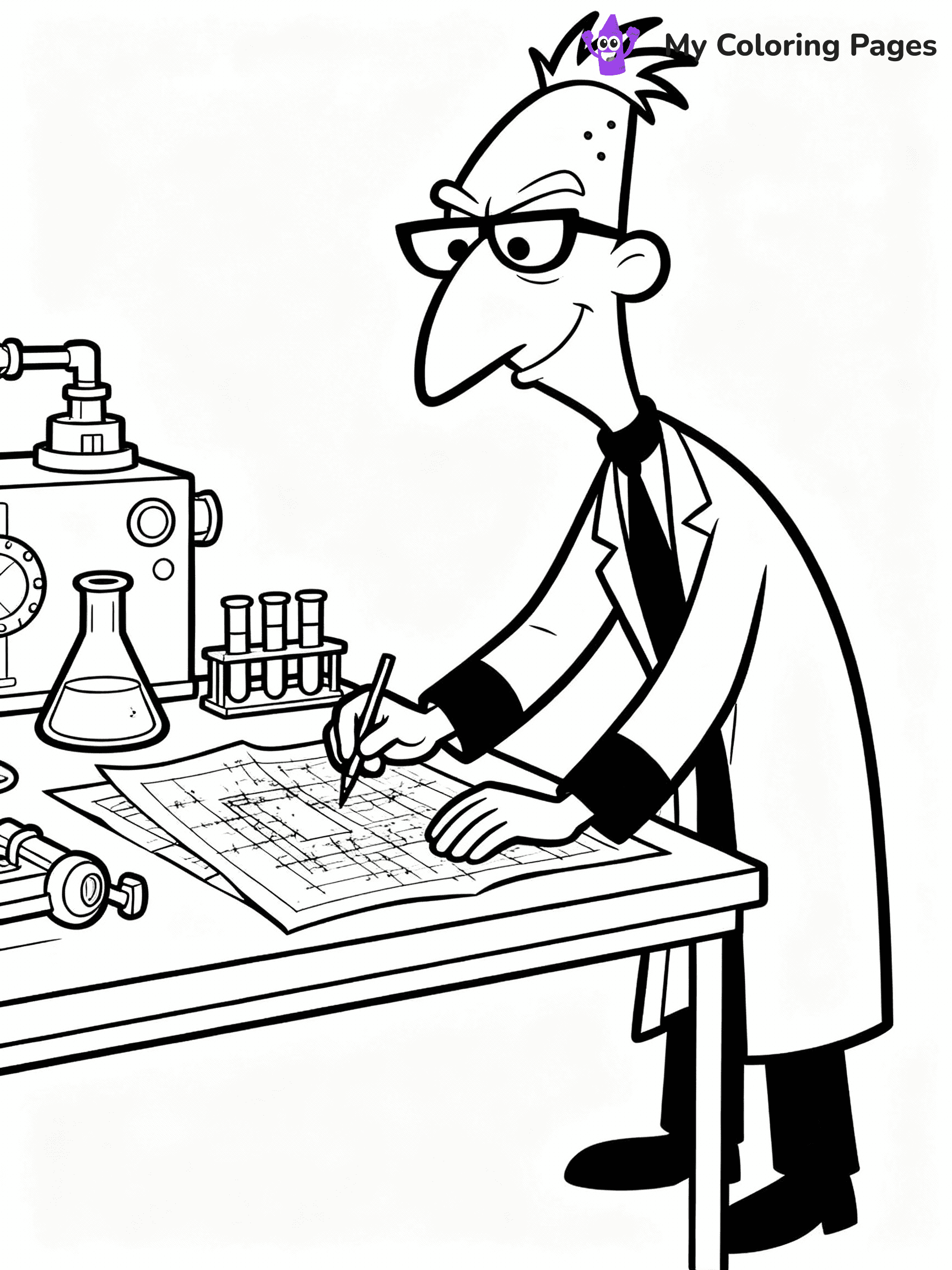 Phineas And Ferb Coloring Pages - 2