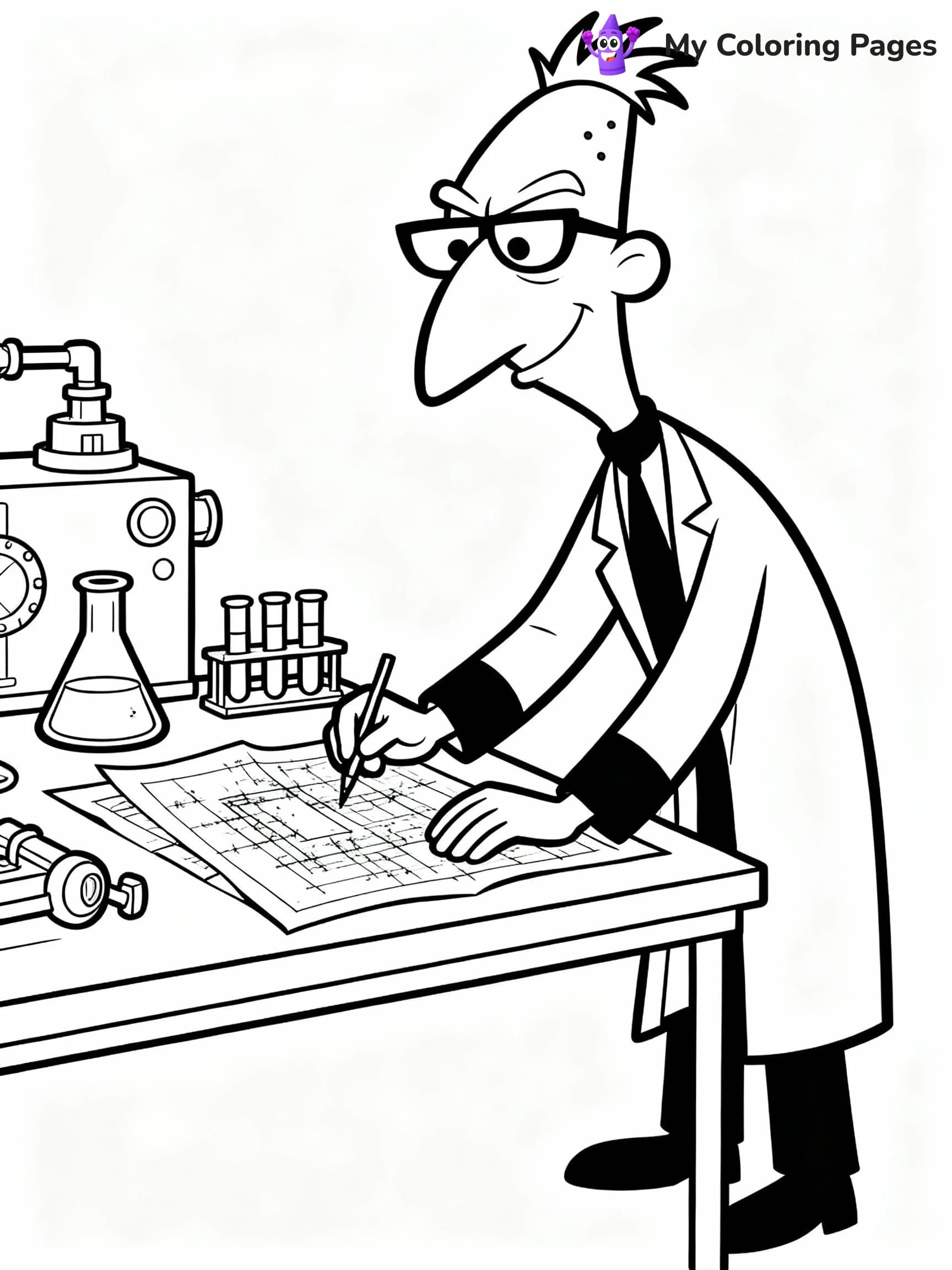 Phineas And Ferb Coloring Pages - 2