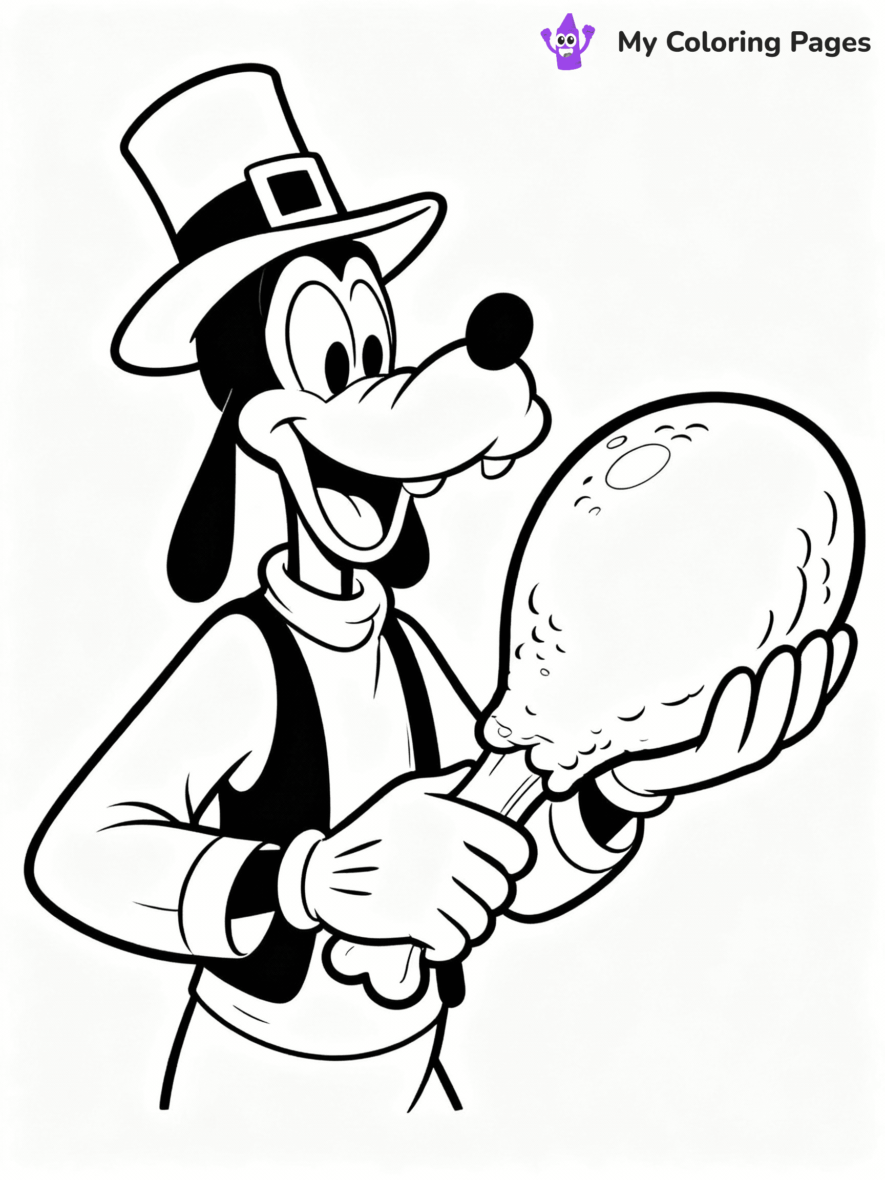 Disney Thanksgiving Coloring Pages - 33