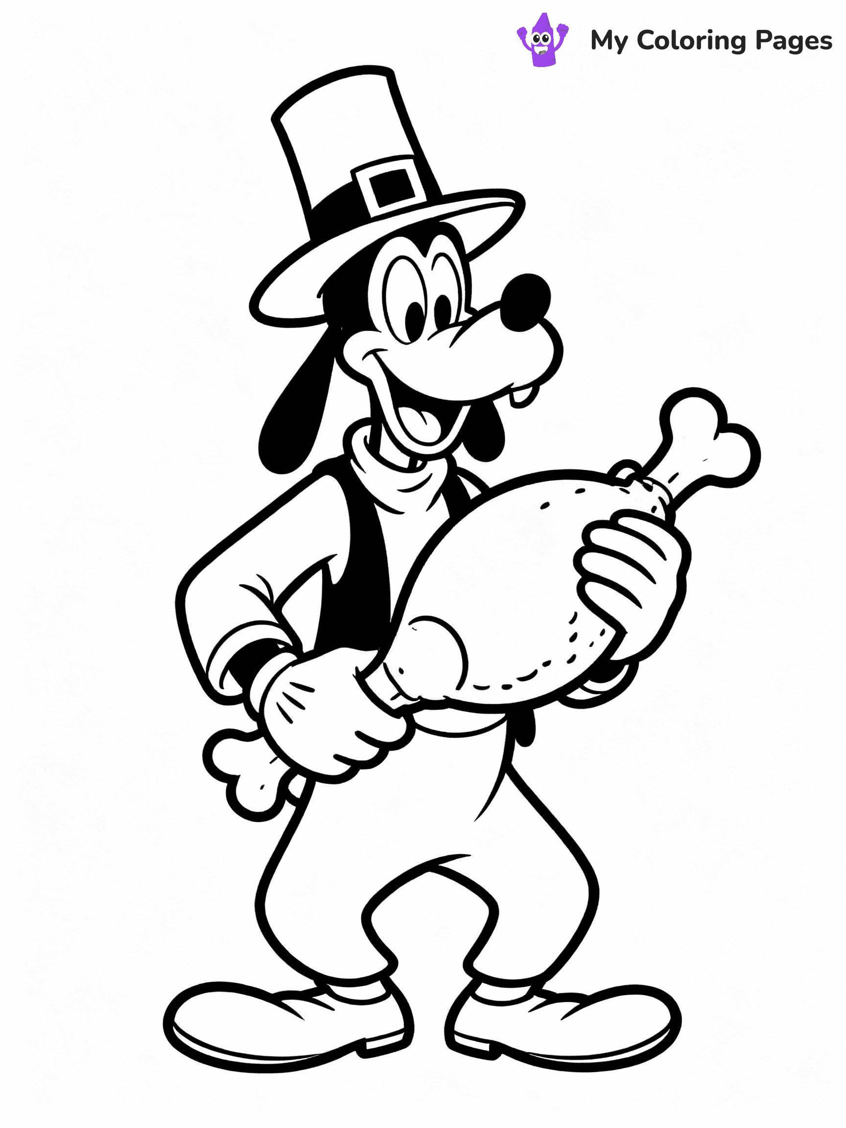 Disney Thanksgiving Coloring Pages - 30