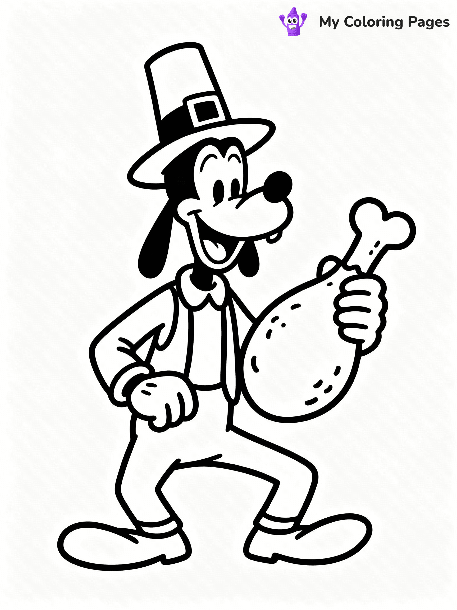 Disney Thanksgiving Coloring Pages - 29