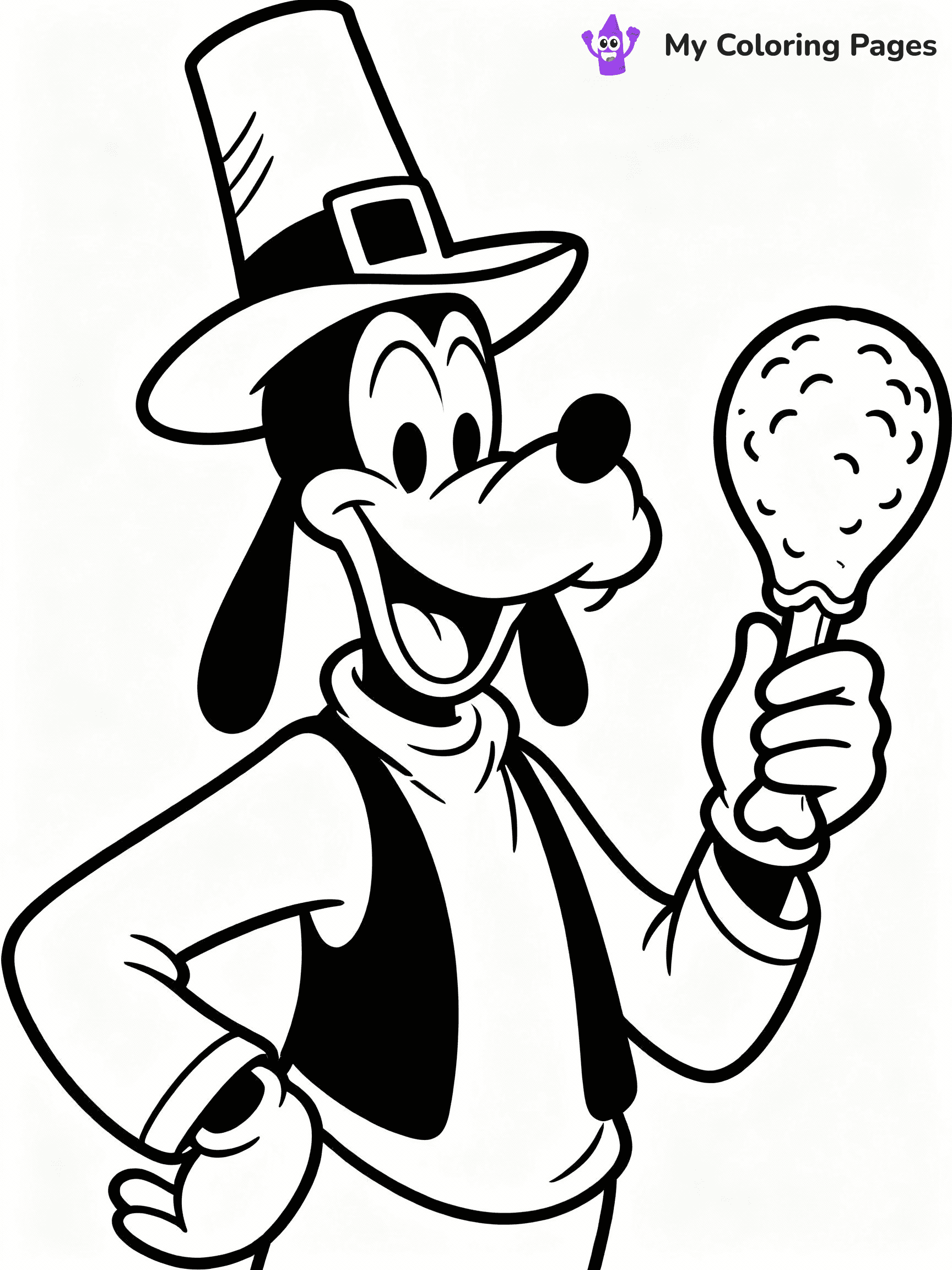 Disney Thanksgiving Coloring Pages - 28