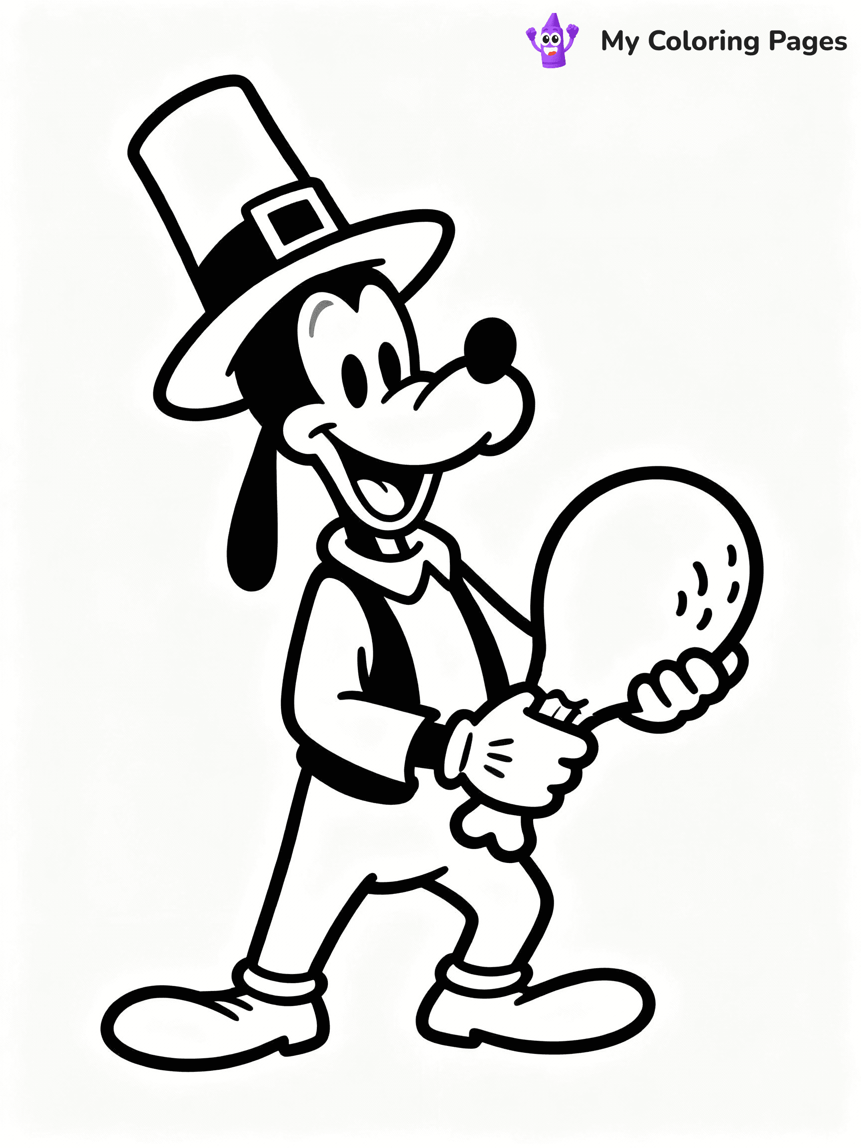 Disney Thanksgiving Coloring Pages - 27