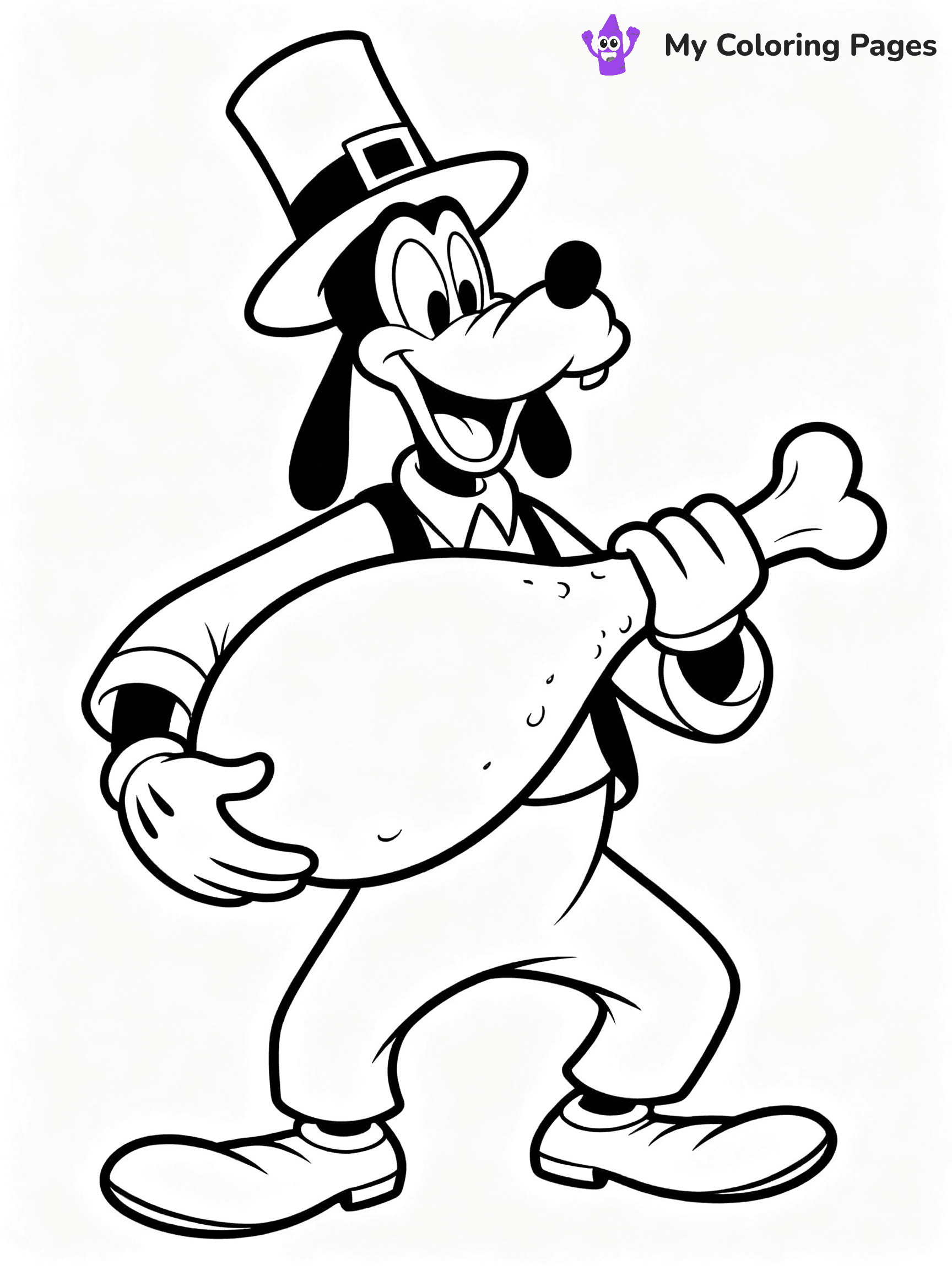 Disney Thanksgiving Coloring Pages - 26