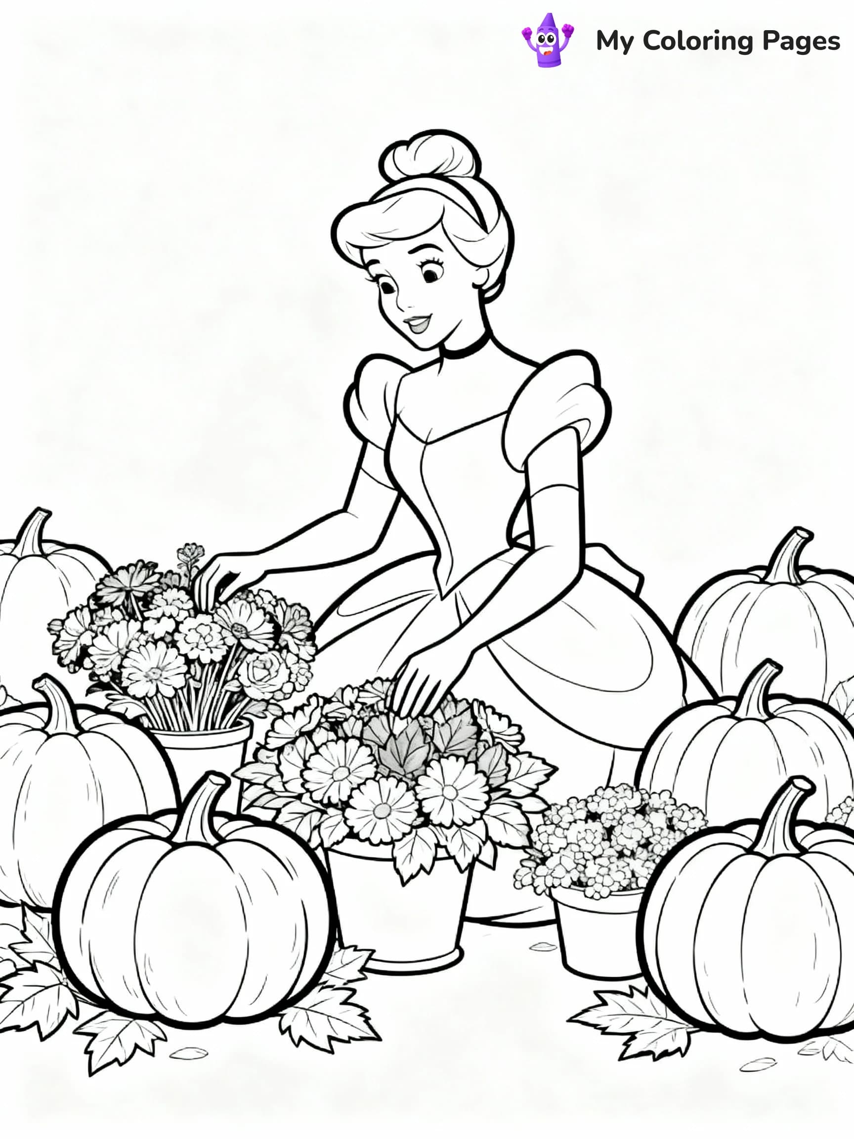 Disney Thanksgiving Coloring Pages - 19