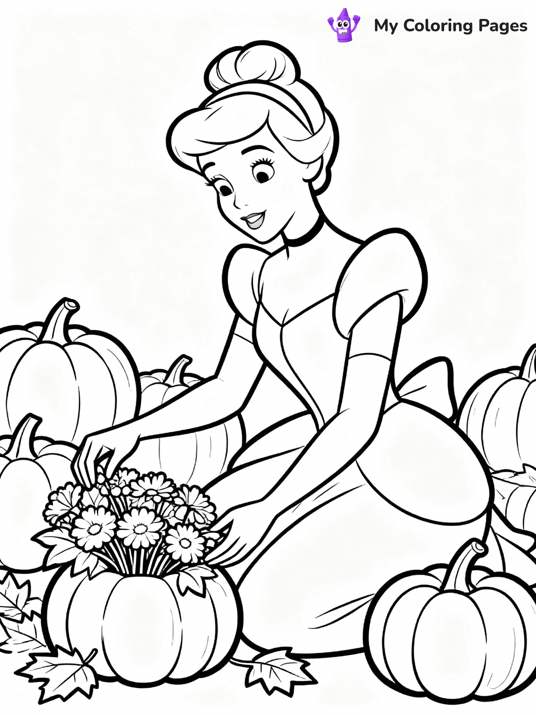 Disney Thanksgiving Coloring Pages - 17