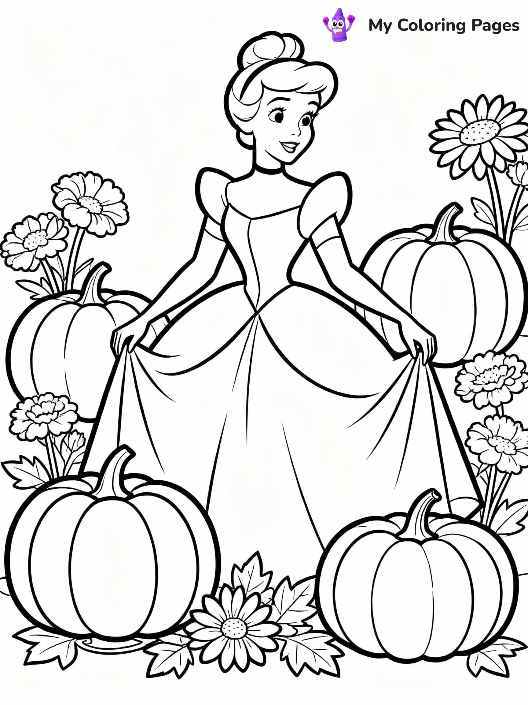 Disney Thanksgiving Coloring Pages - 16