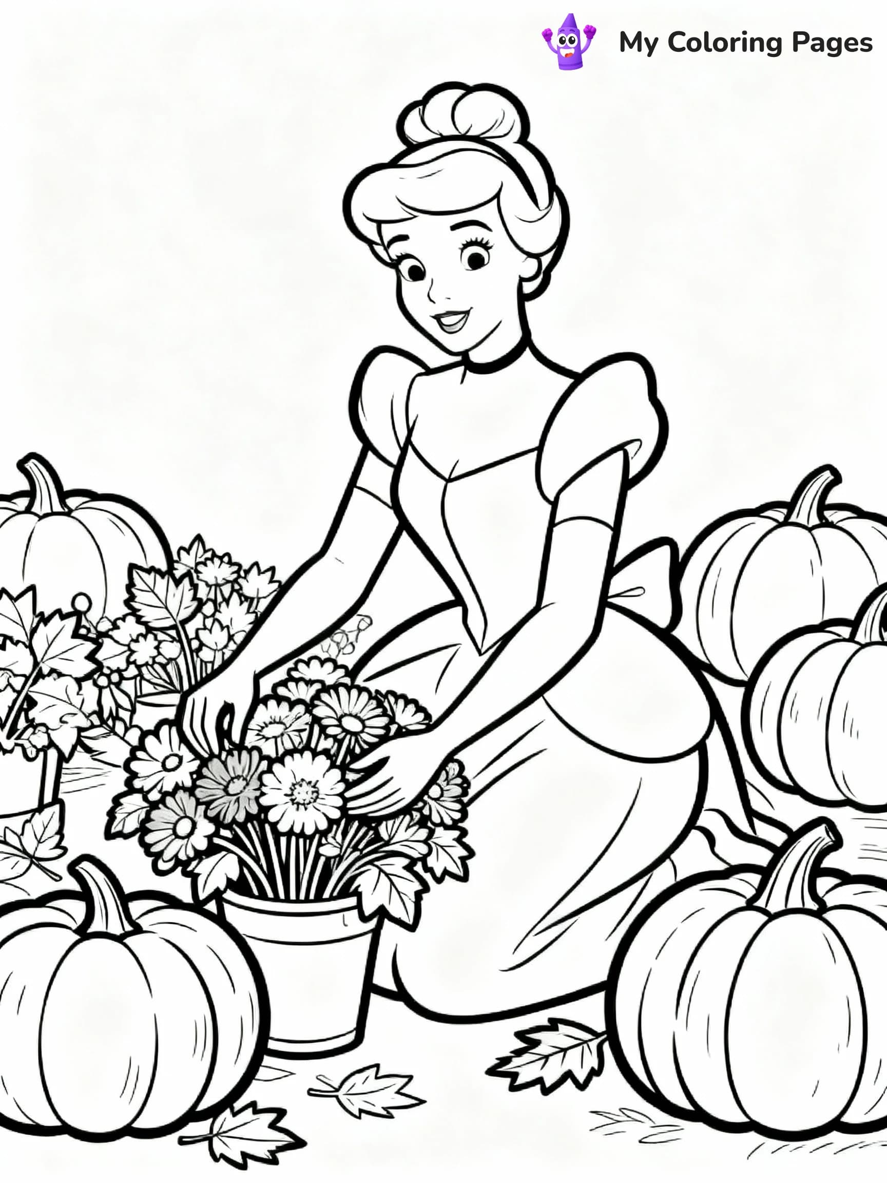 Disney Thanksgiving Coloring Pages - 14