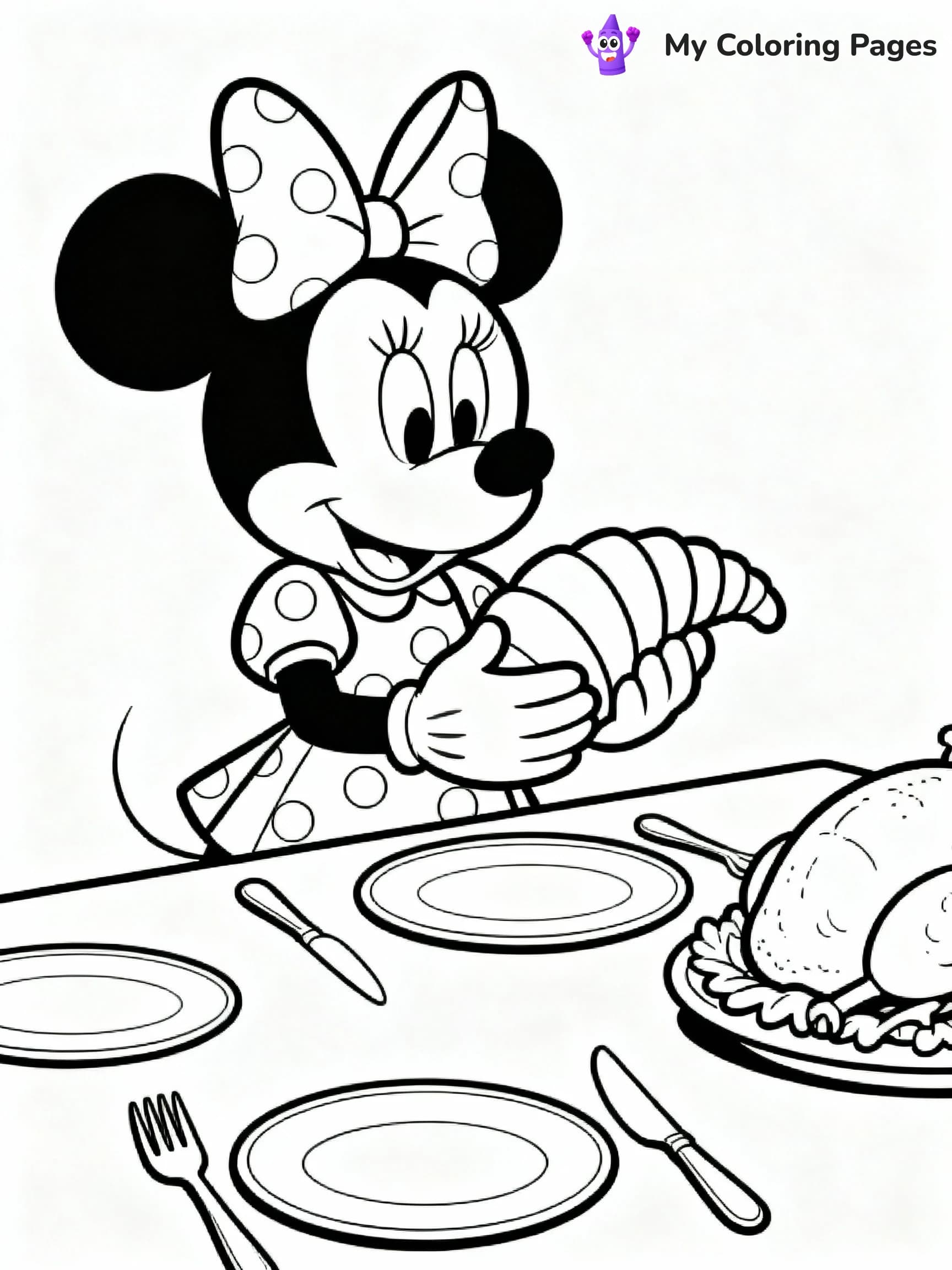 Disney Thanksgiving Coloring Pages - 10