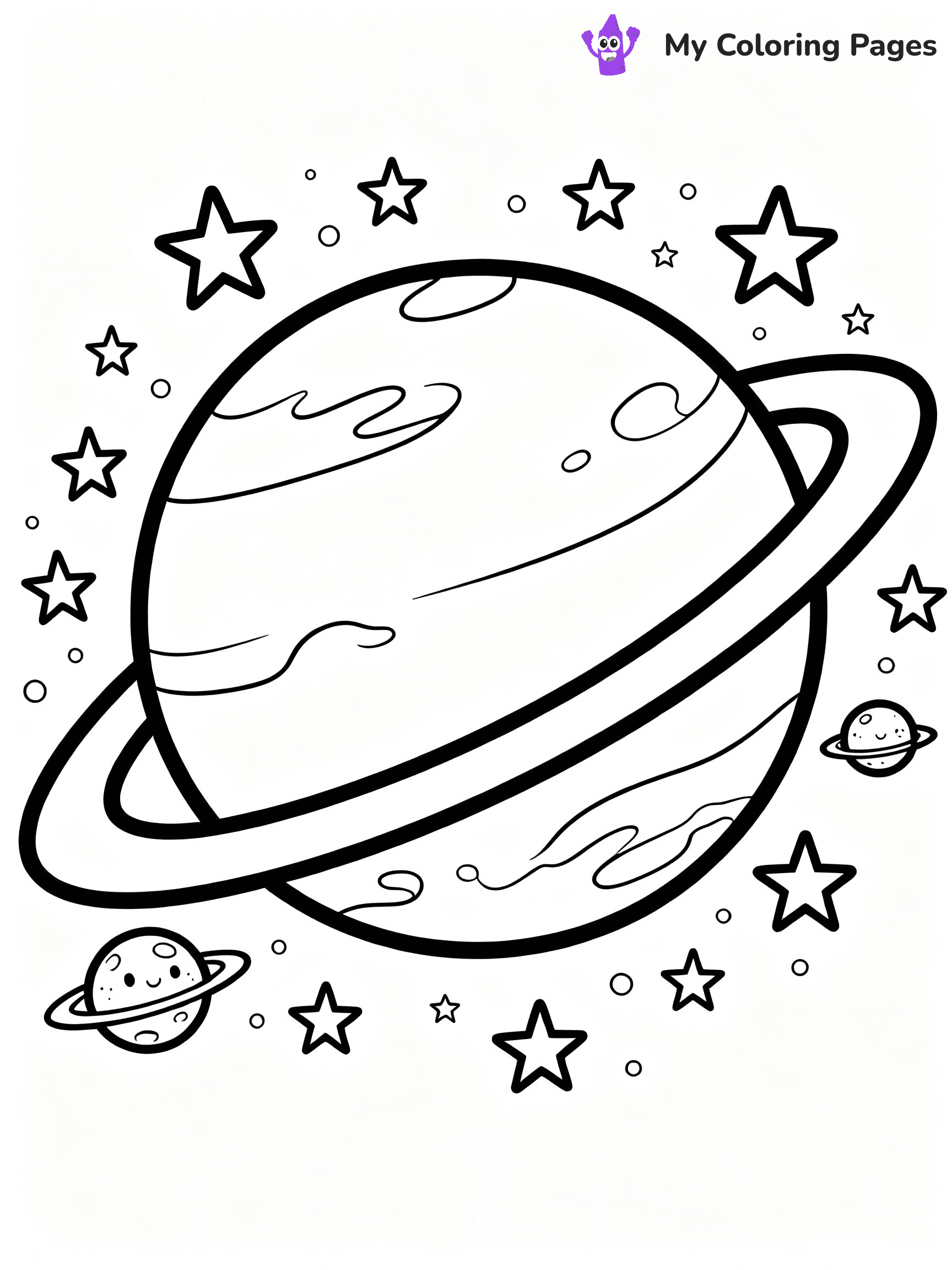Solar System Coloring Pages - 24