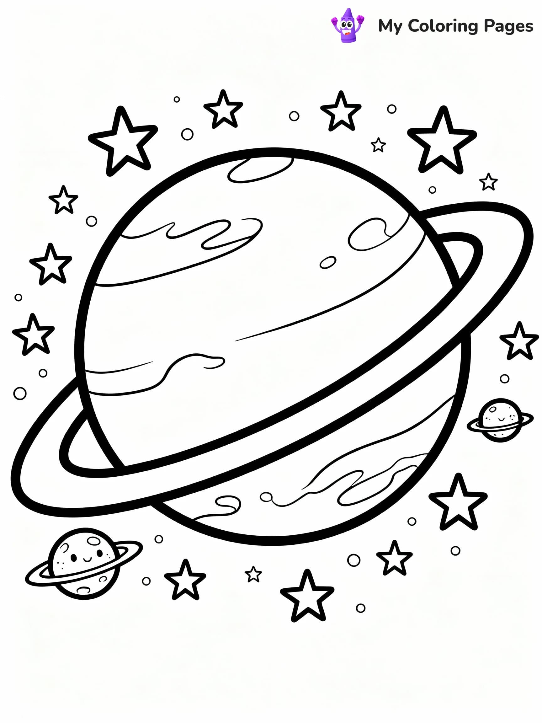 Solar System Coloring Pages - 24