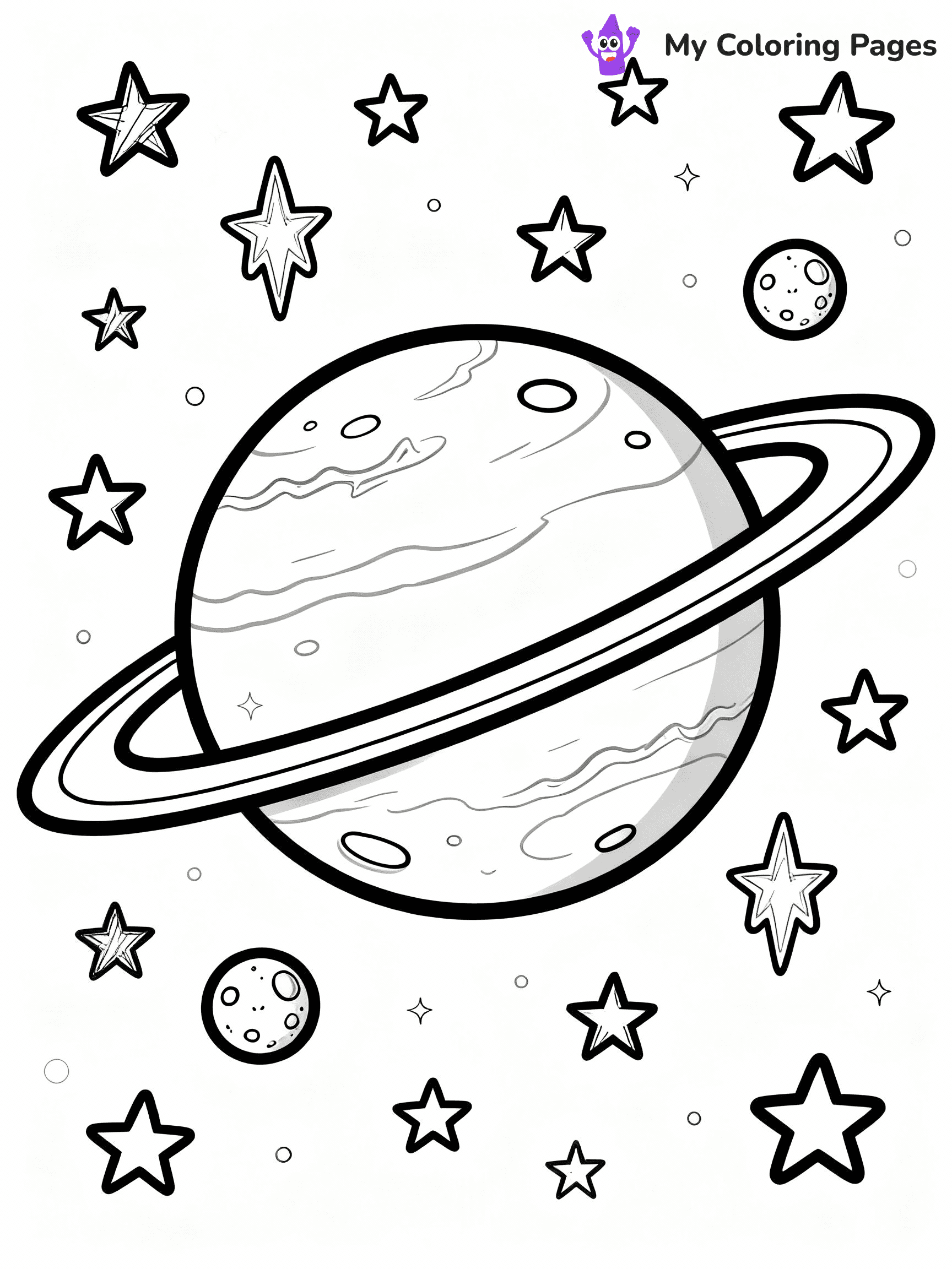 Solar System Coloring Pages - 23