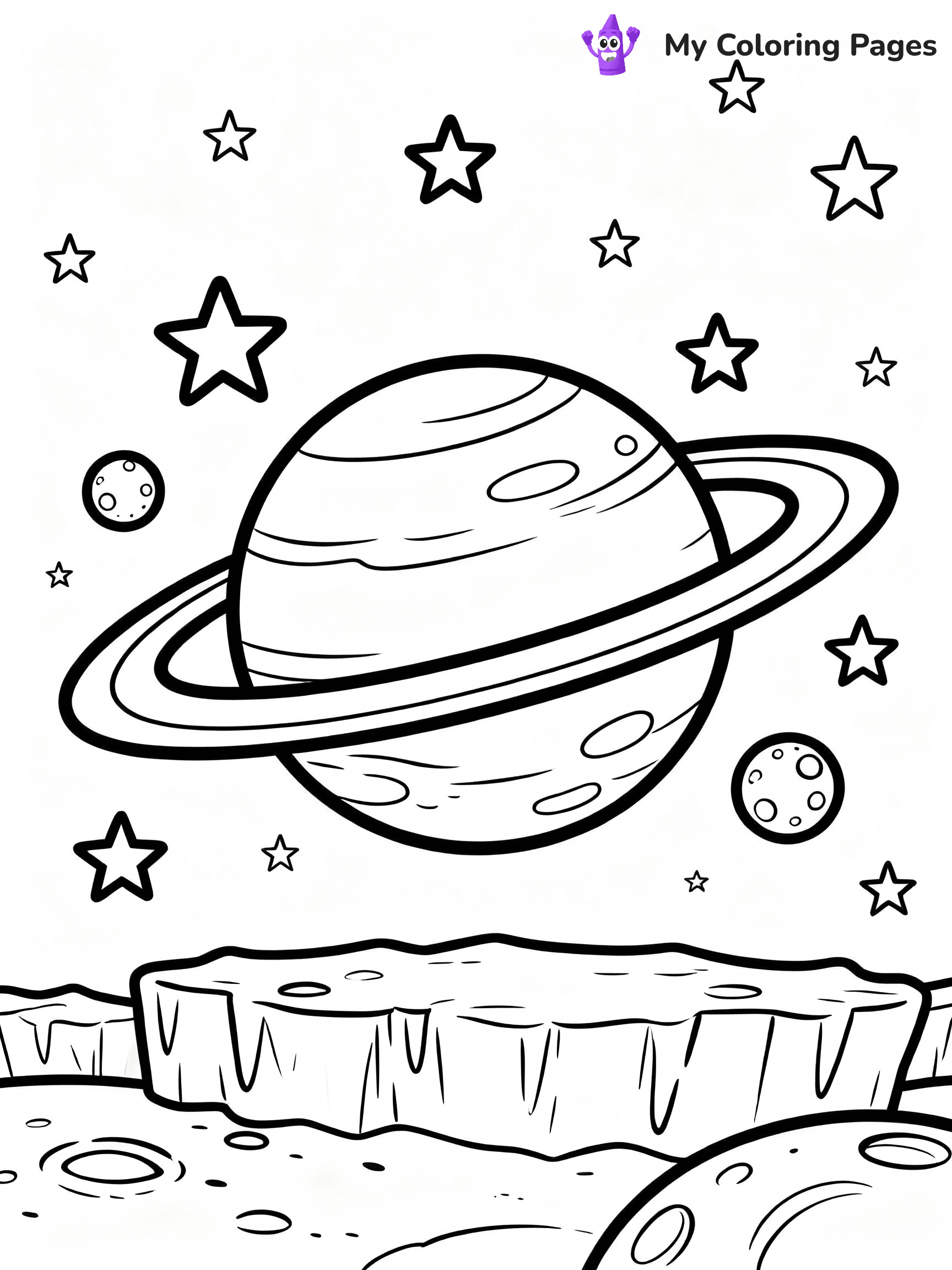 Solar System Coloring Pages - 22
