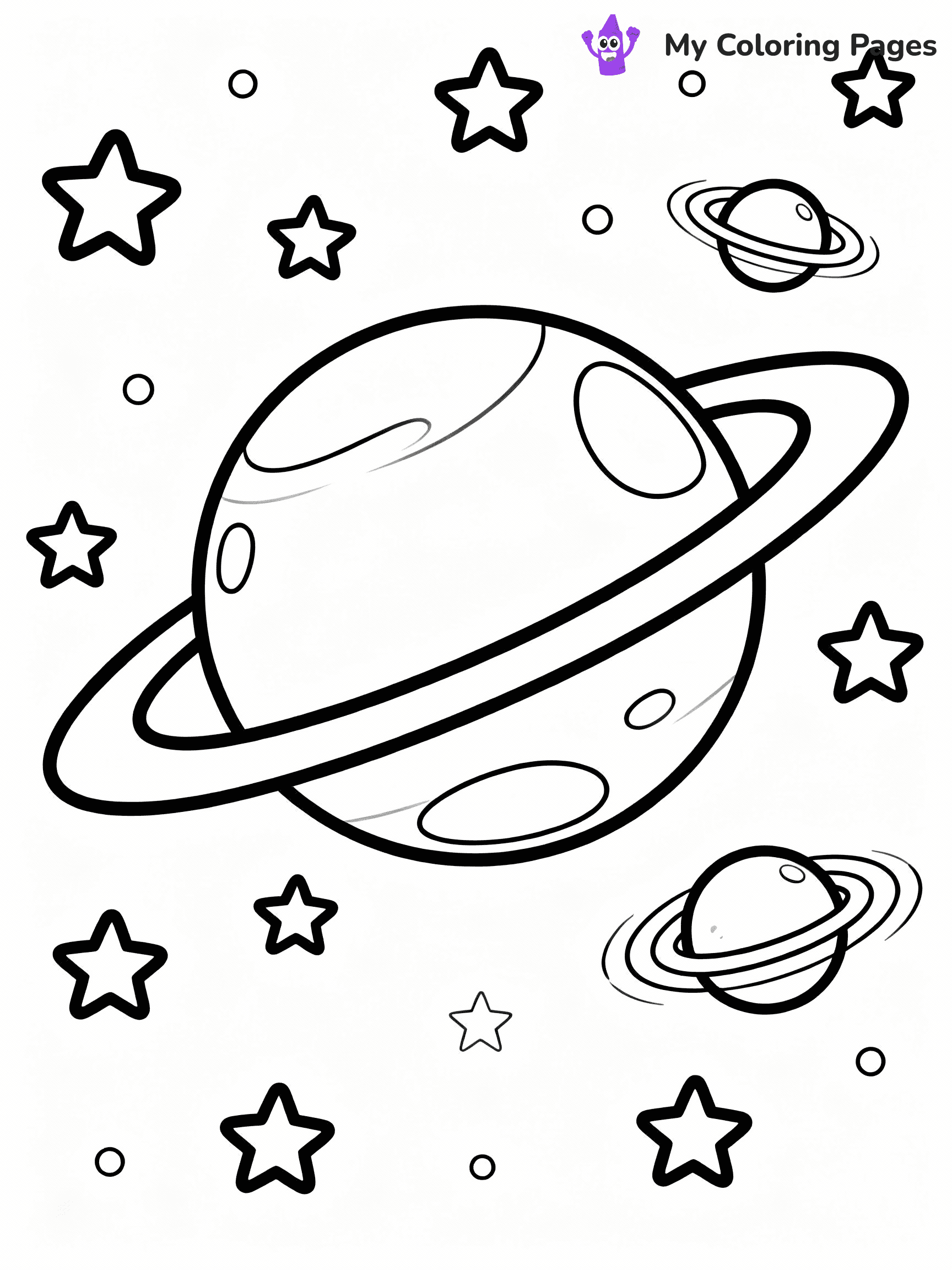 Solar System Coloring Pages - 21