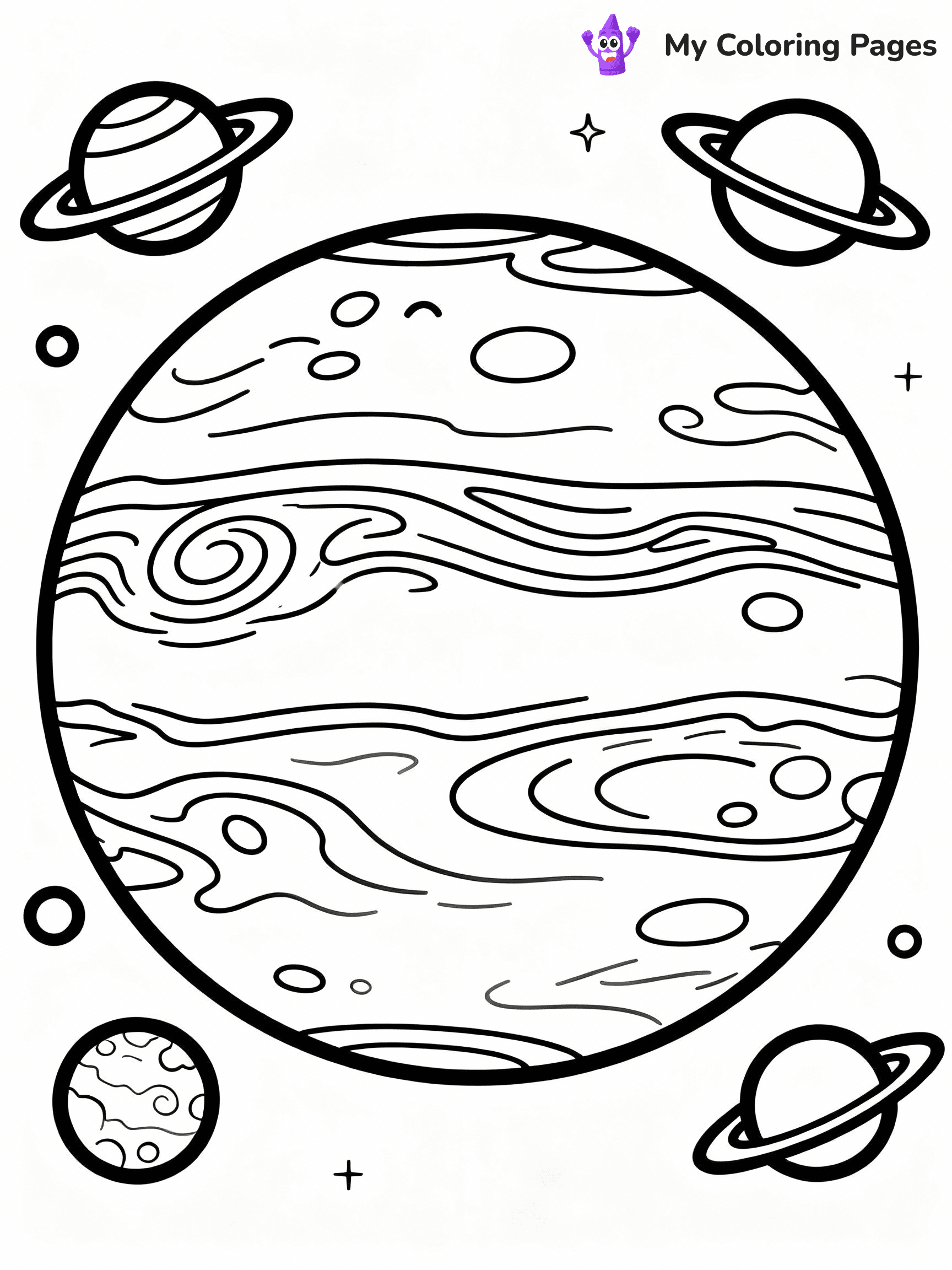 Solar System Coloring Pages - 11