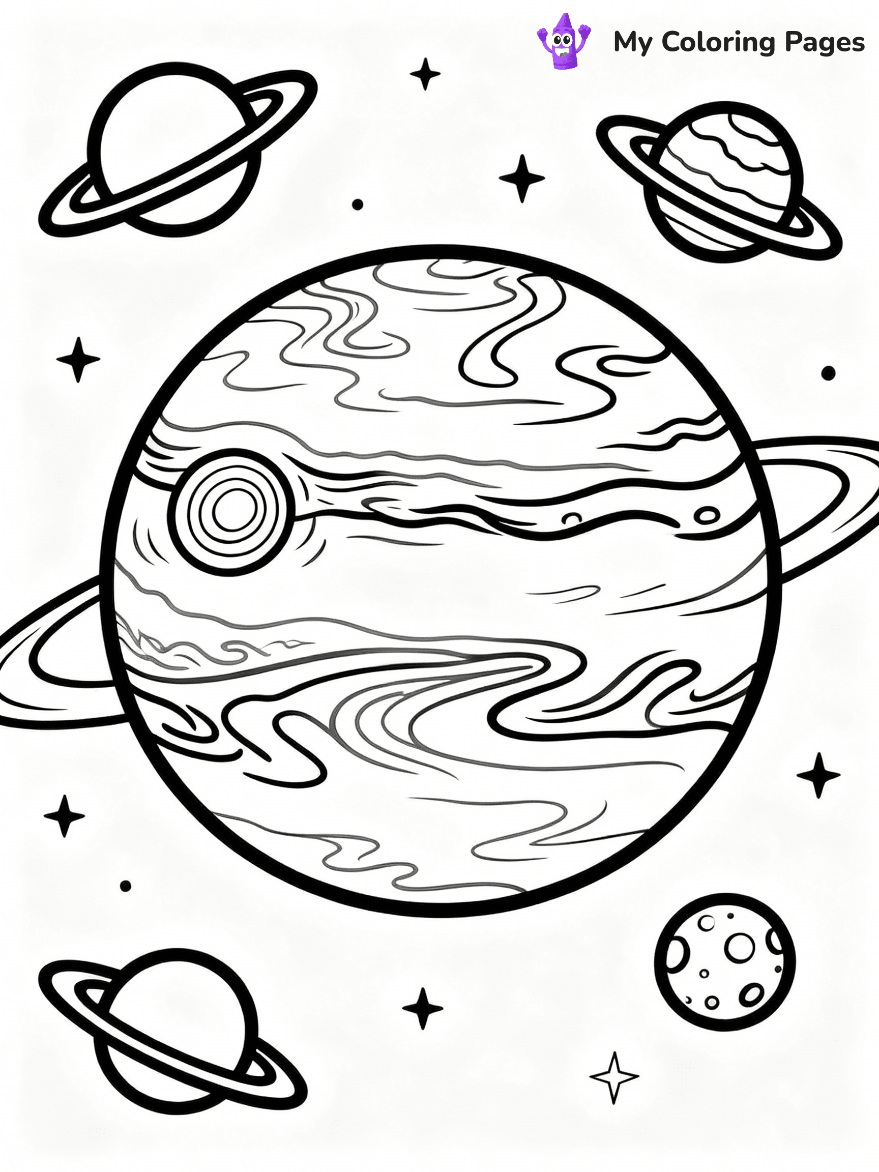 Solar System Coloring Pages - 9