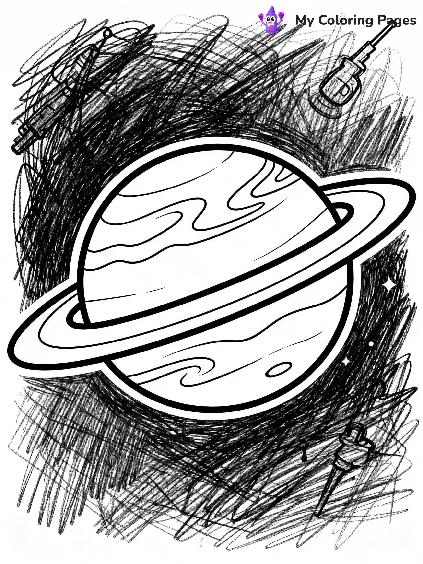 Solar System Coloring Pages - 8