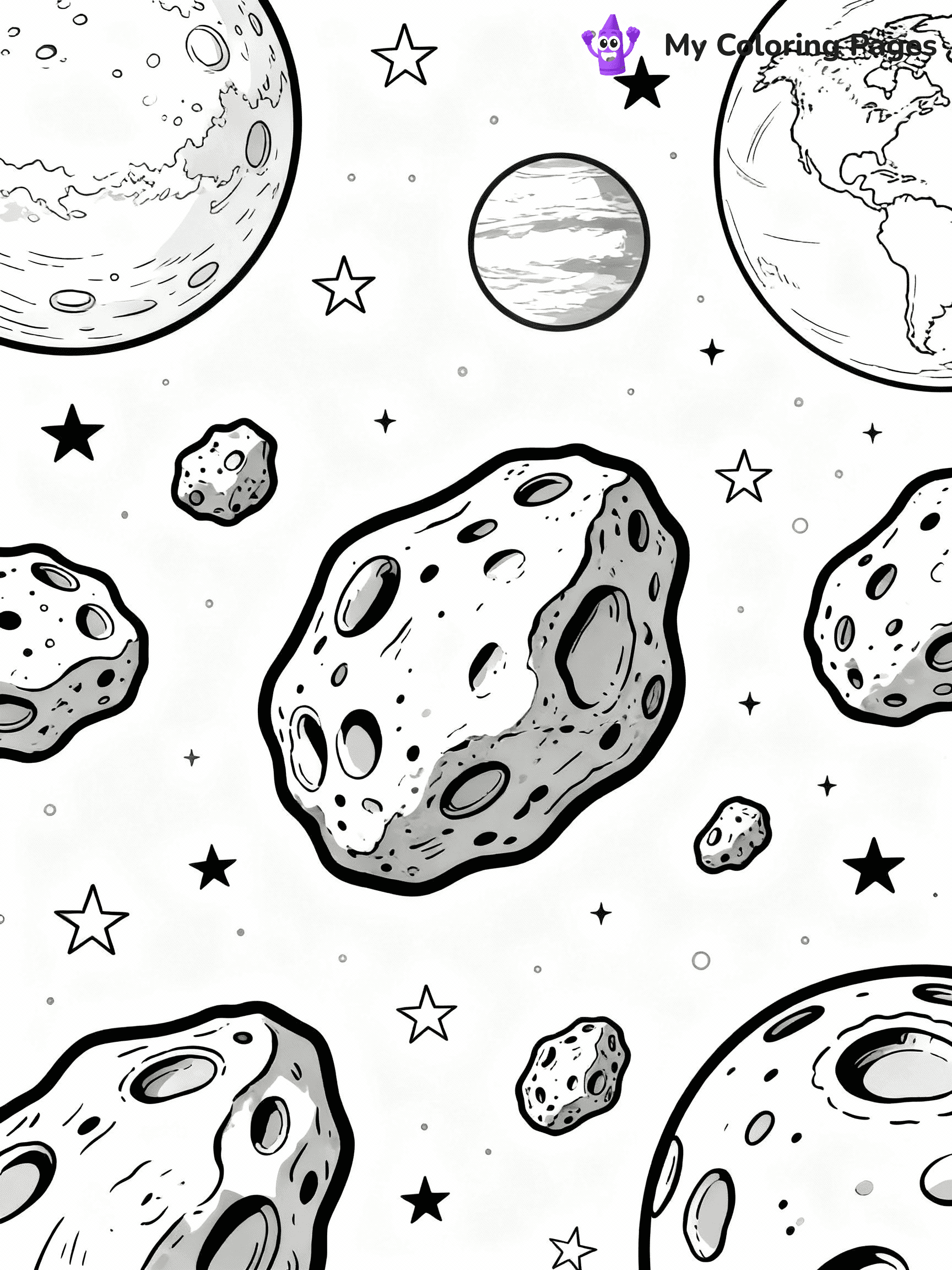 Solar System Coloring Pages - 5