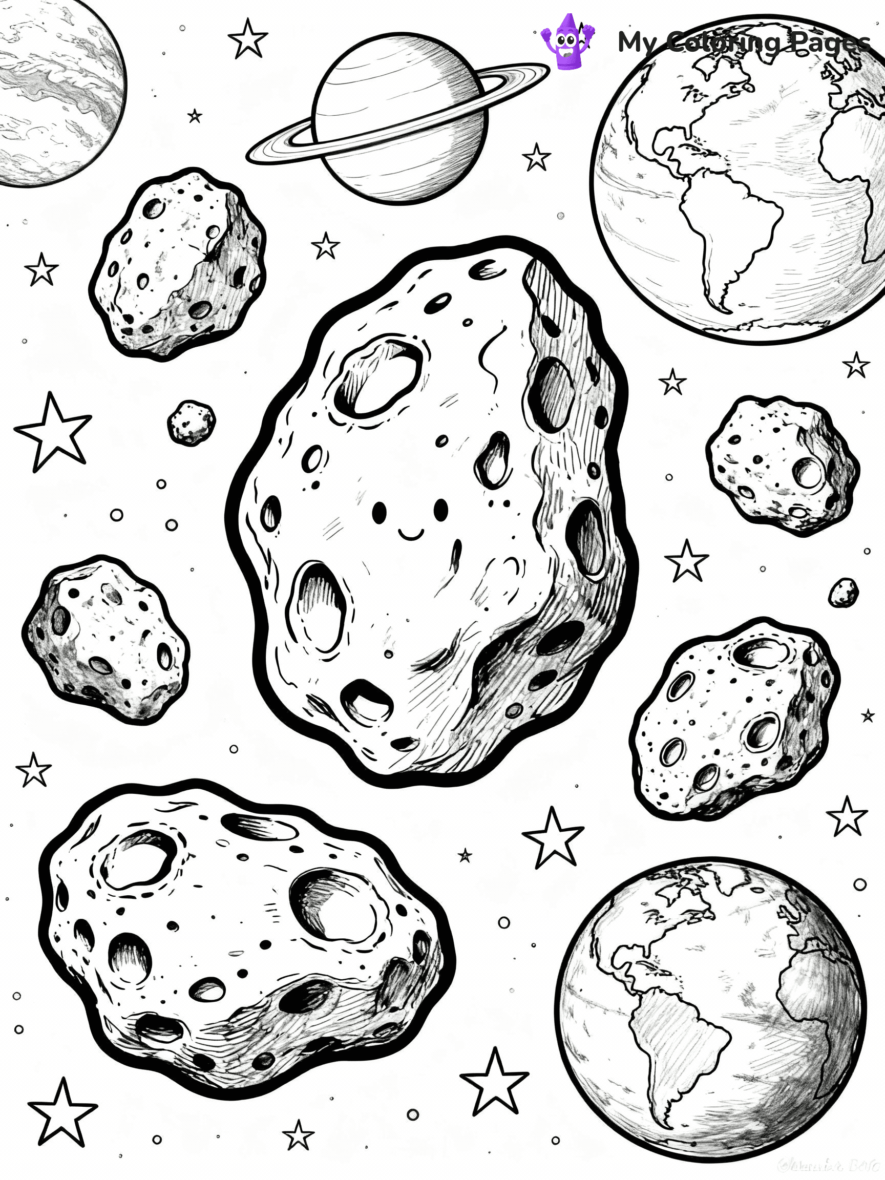 Solar System Coloring Pages - 2