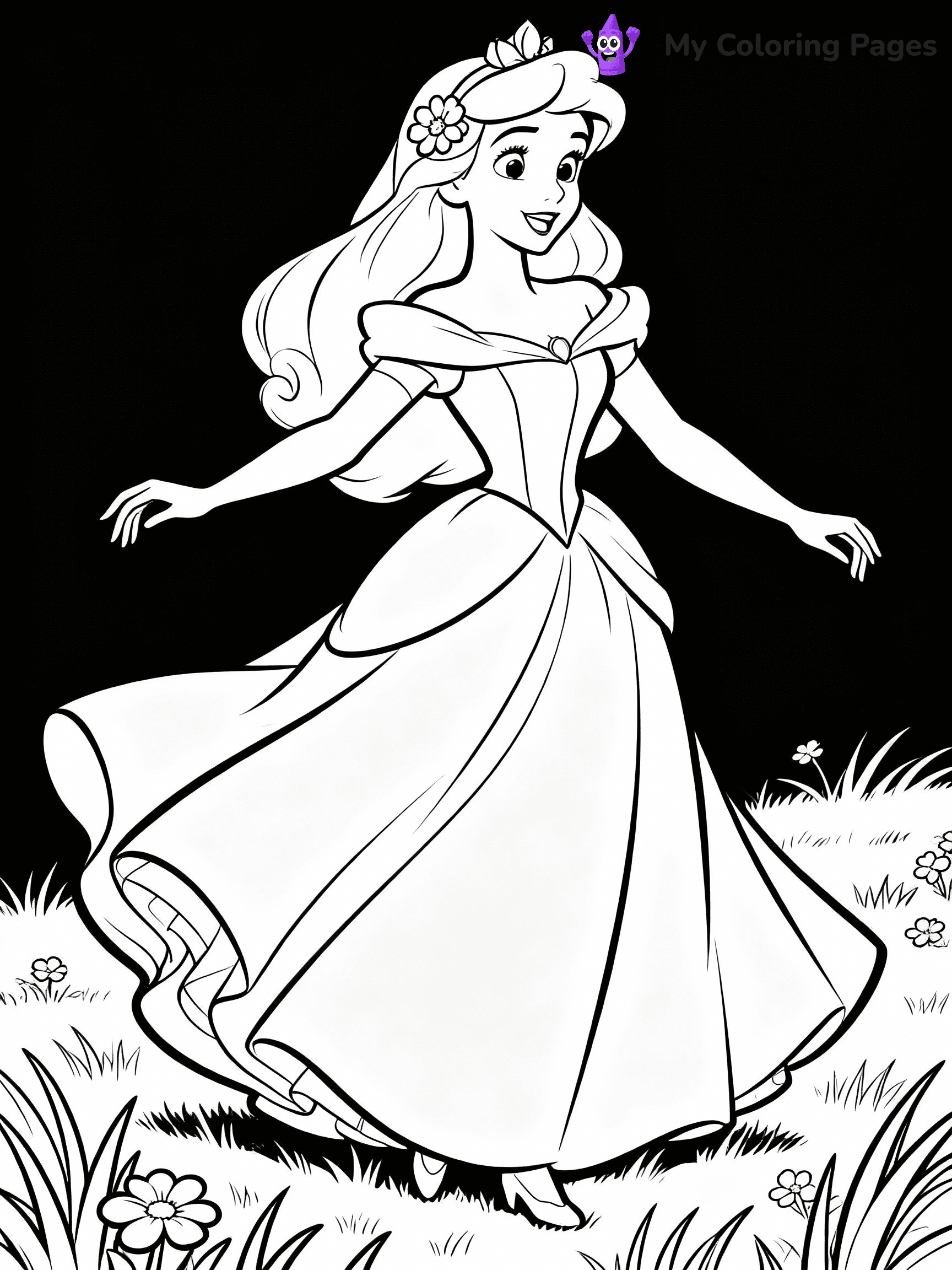 Sleeping Beauty Coloring Pages - 12