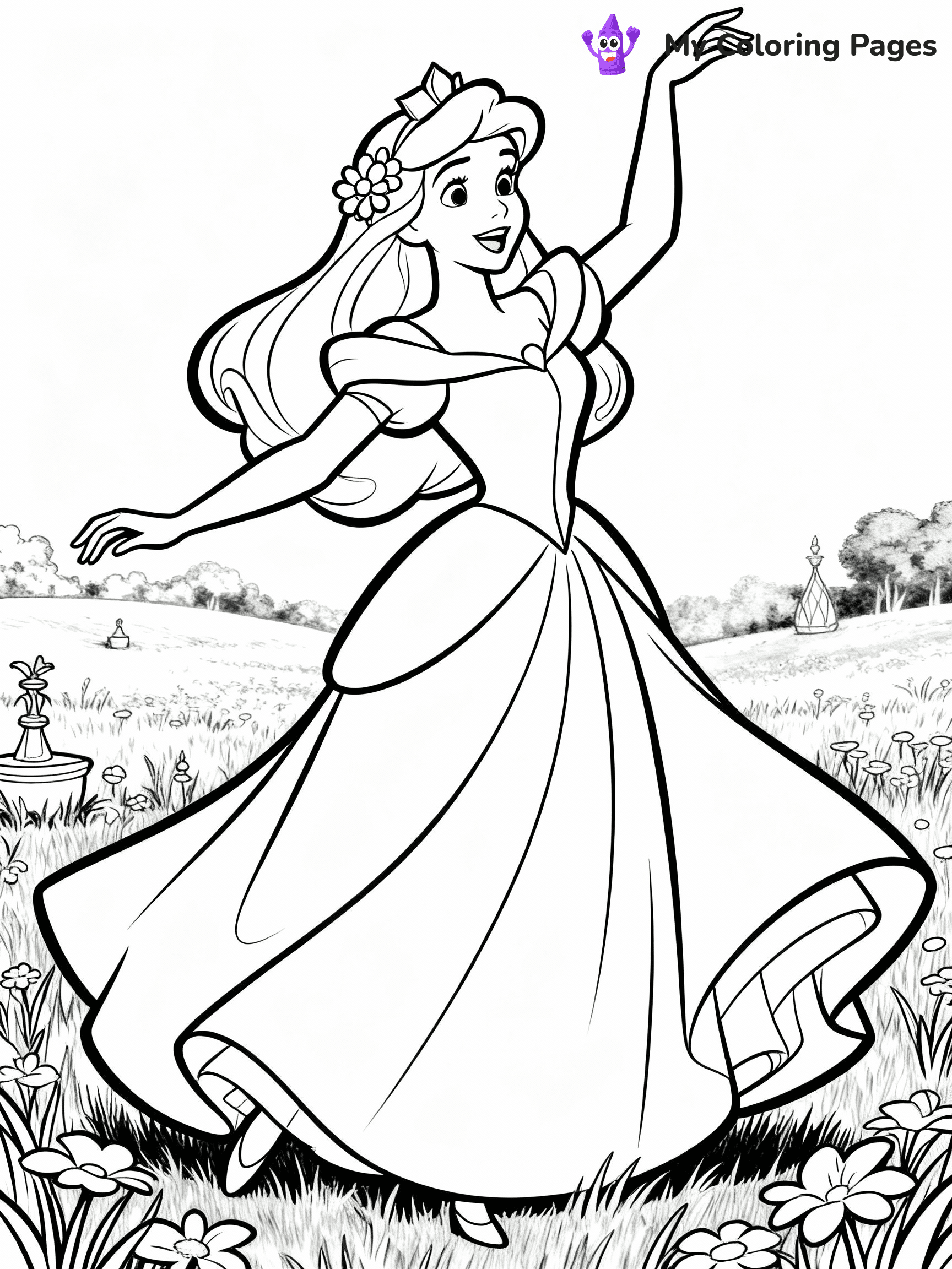 Sleeping Beauty Coloring Pages - 8