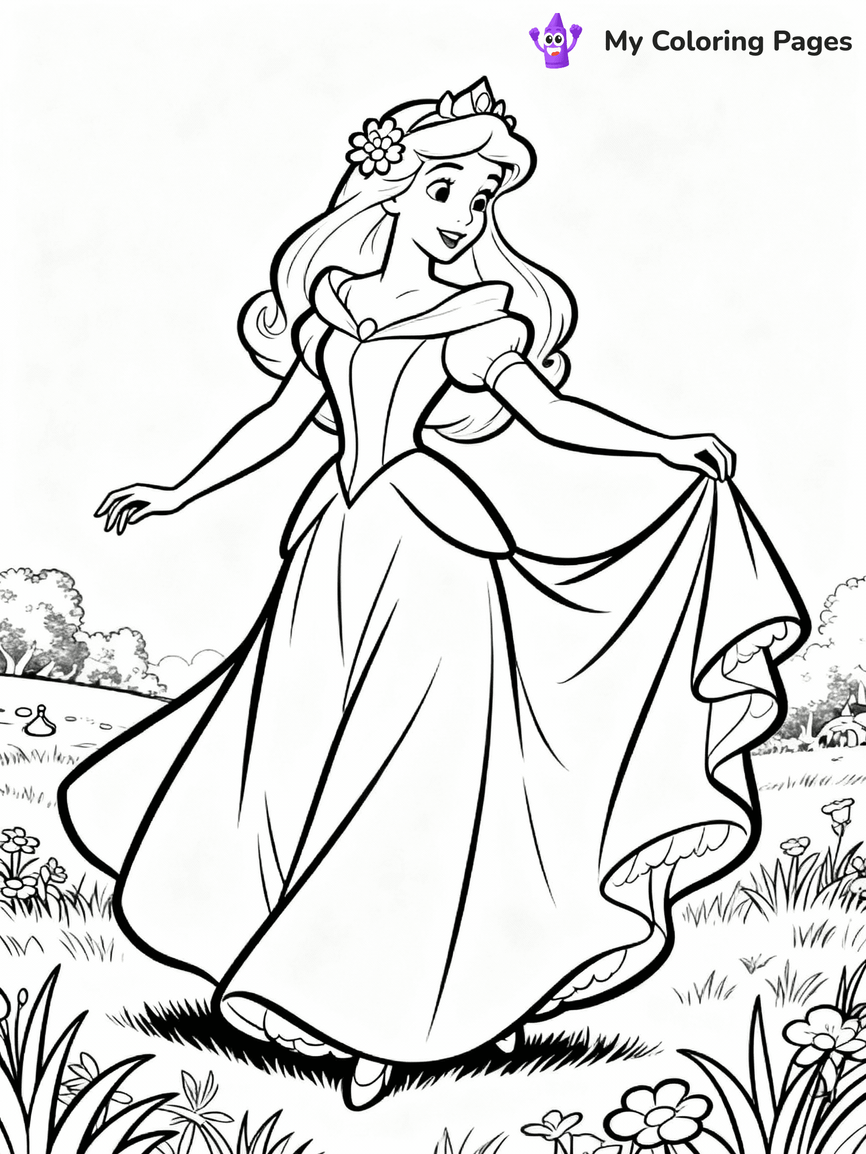 Sleeping Beauty Coloring Pages - 6