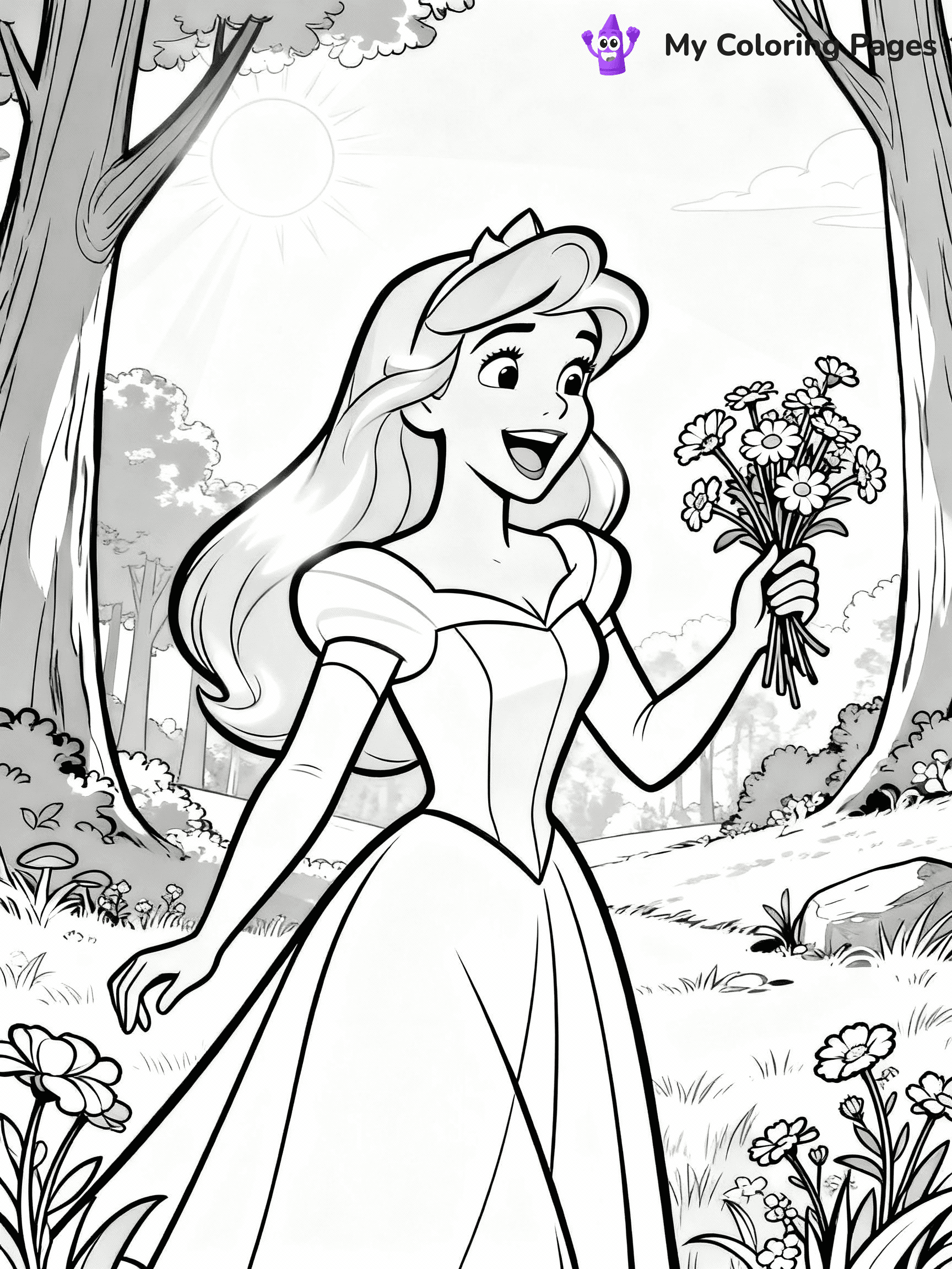 Sleeping Beauty Coloring Pages - 5