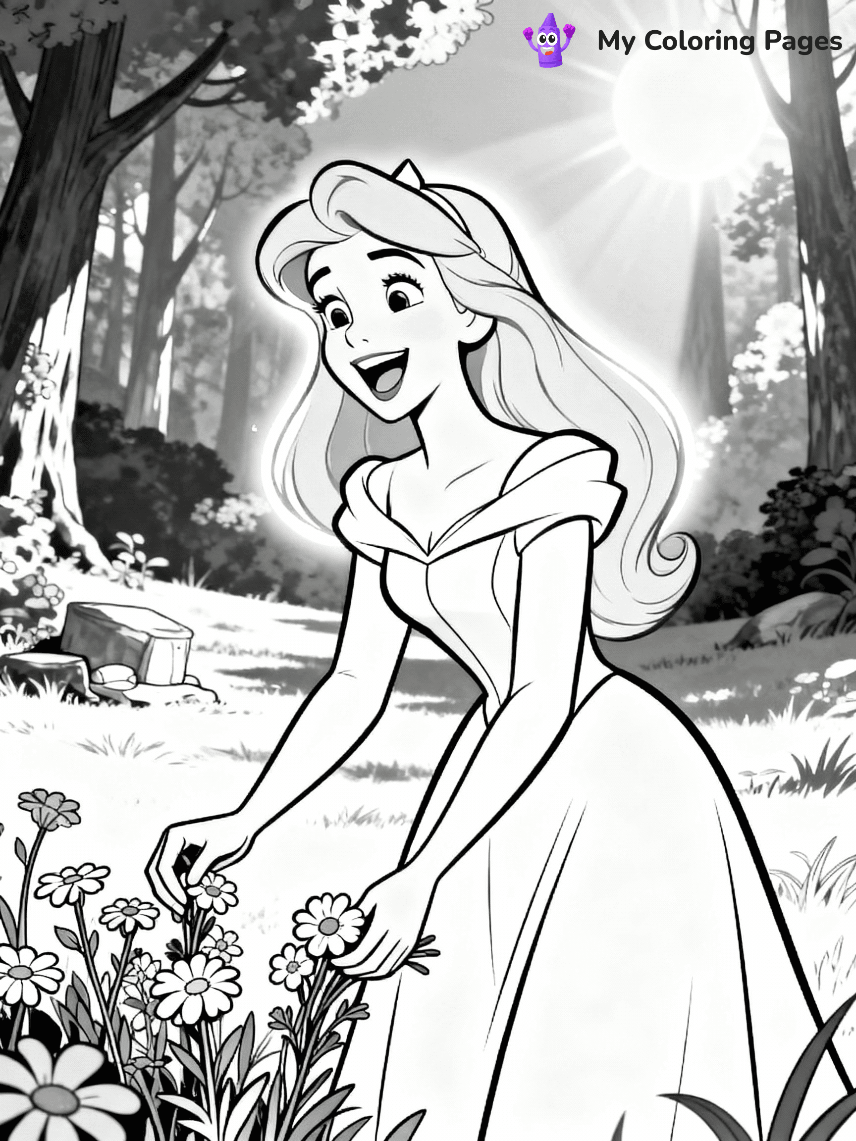 Sleeping Beauty Coloring Pages - 4