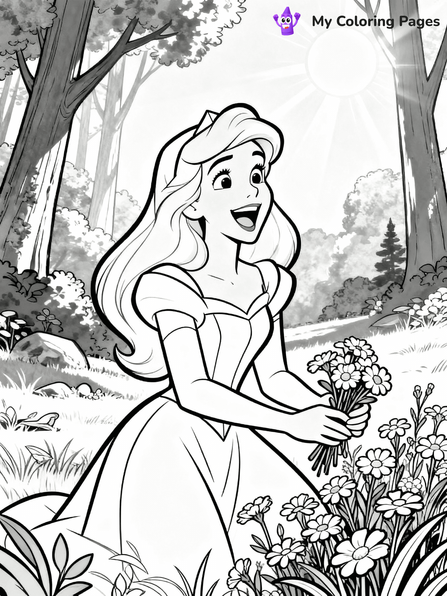 Sleeping Beauty Coloring Pages - 3