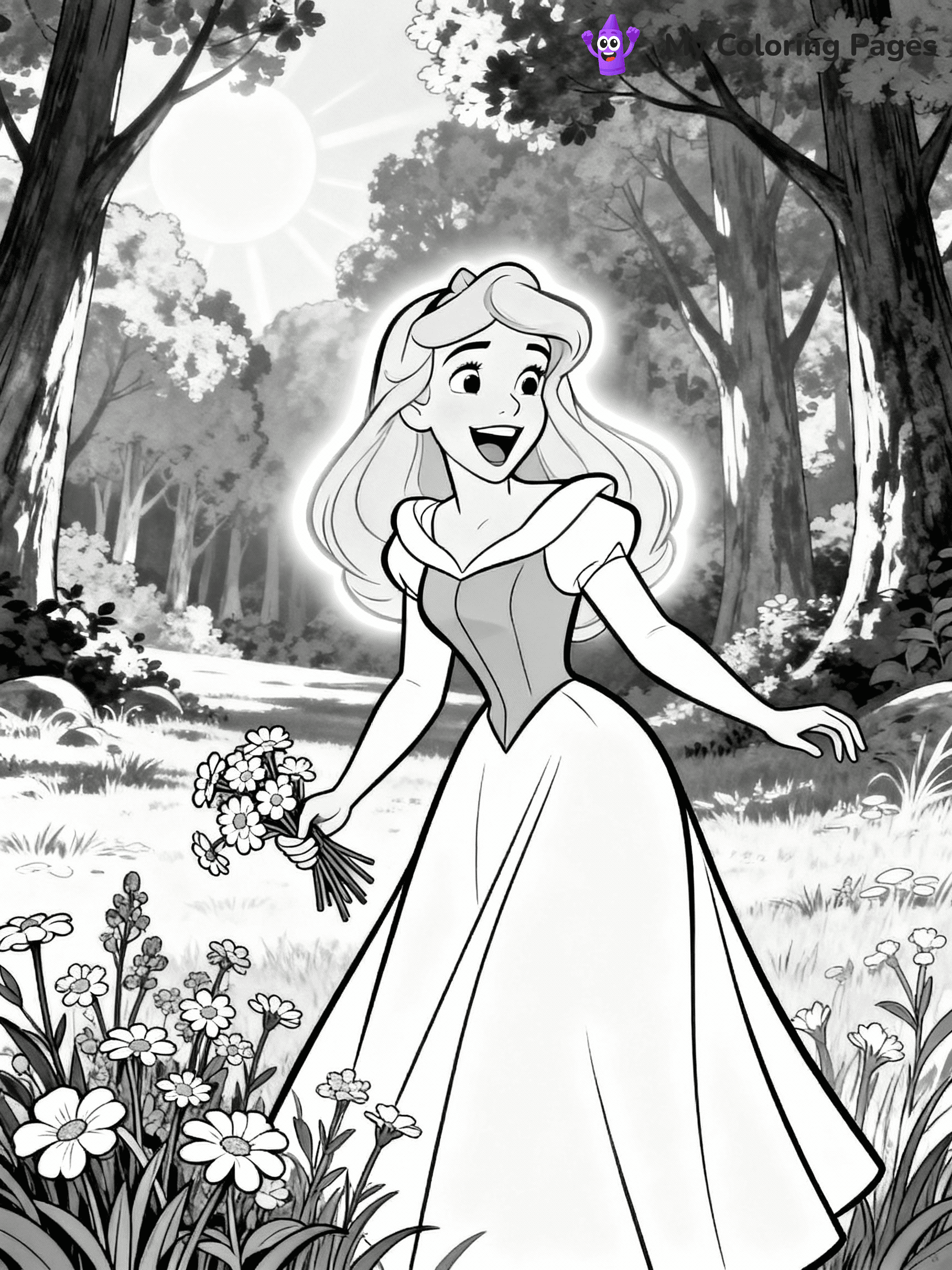 Sleeping Beauty Coloring Pages - 2