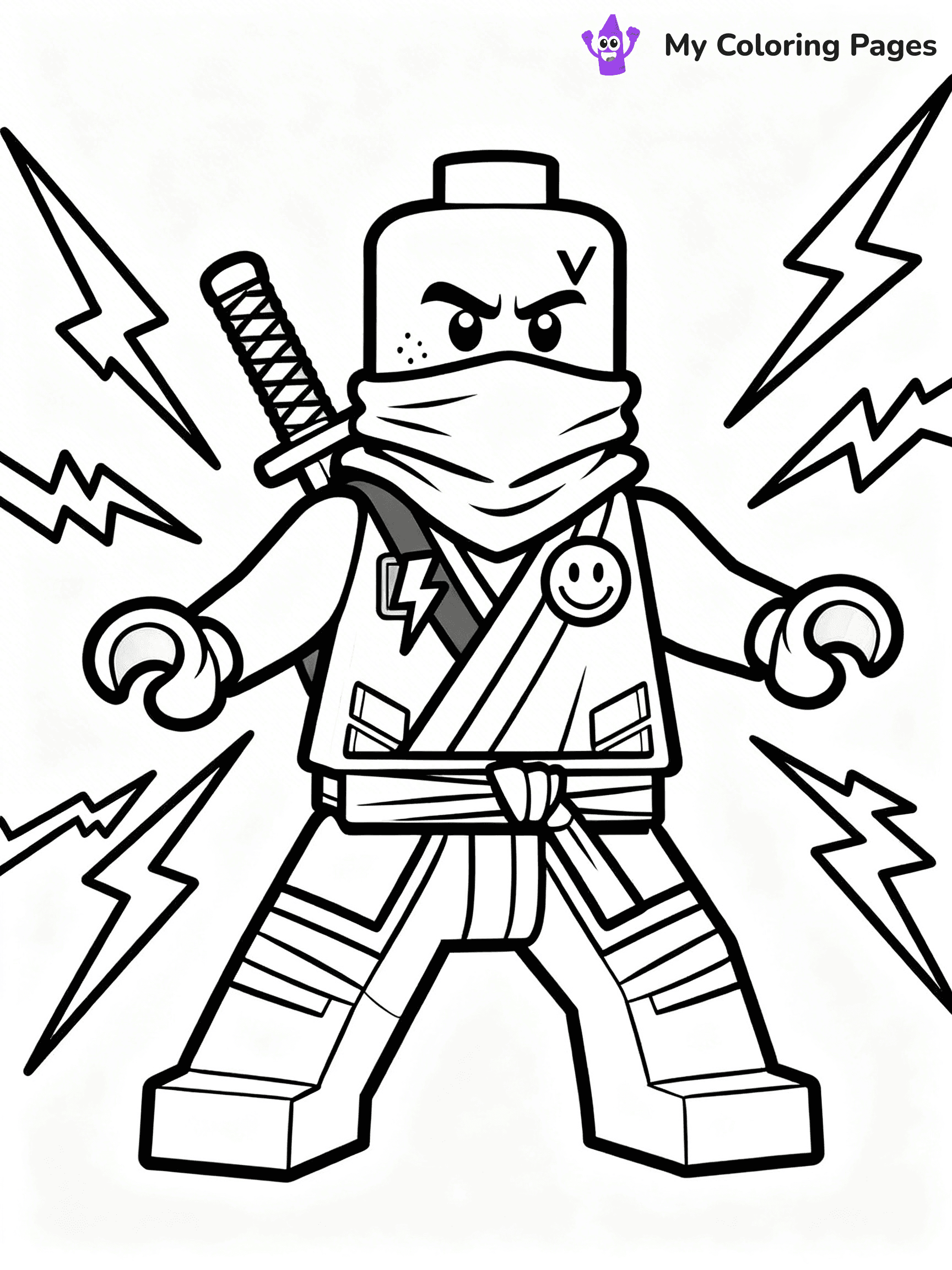 Kai Ninjago Coloring Pages - 37