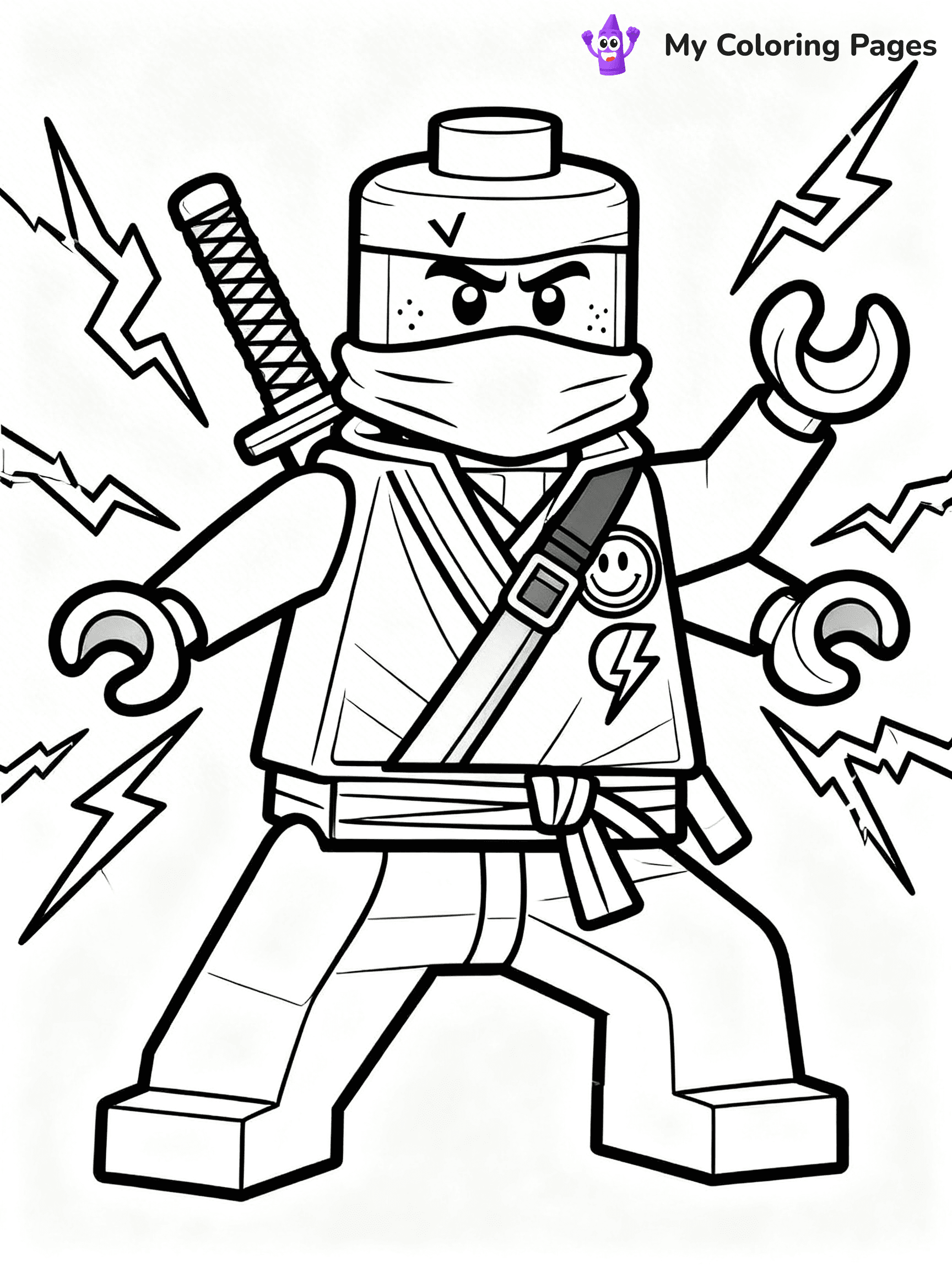 Kai Ninjago Coloring Pages - 36