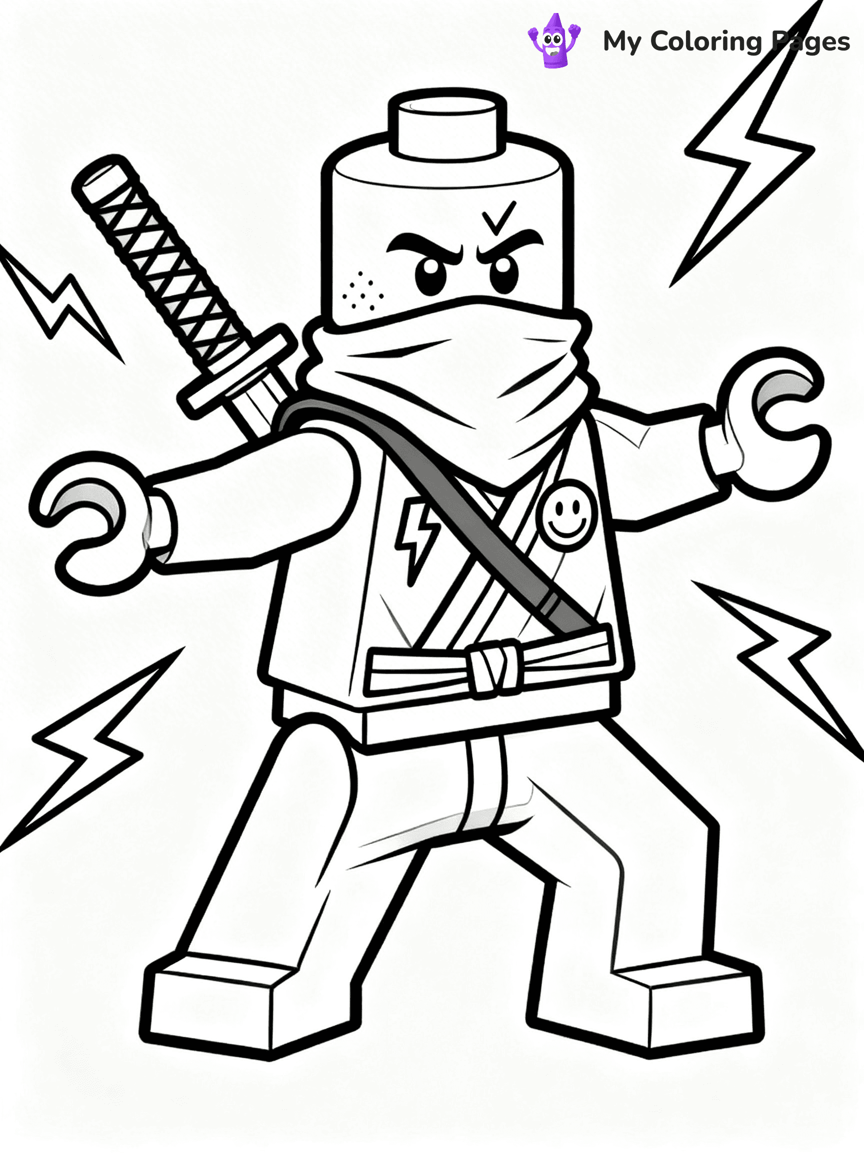 Kai Ninjago Coloring Pages - 35