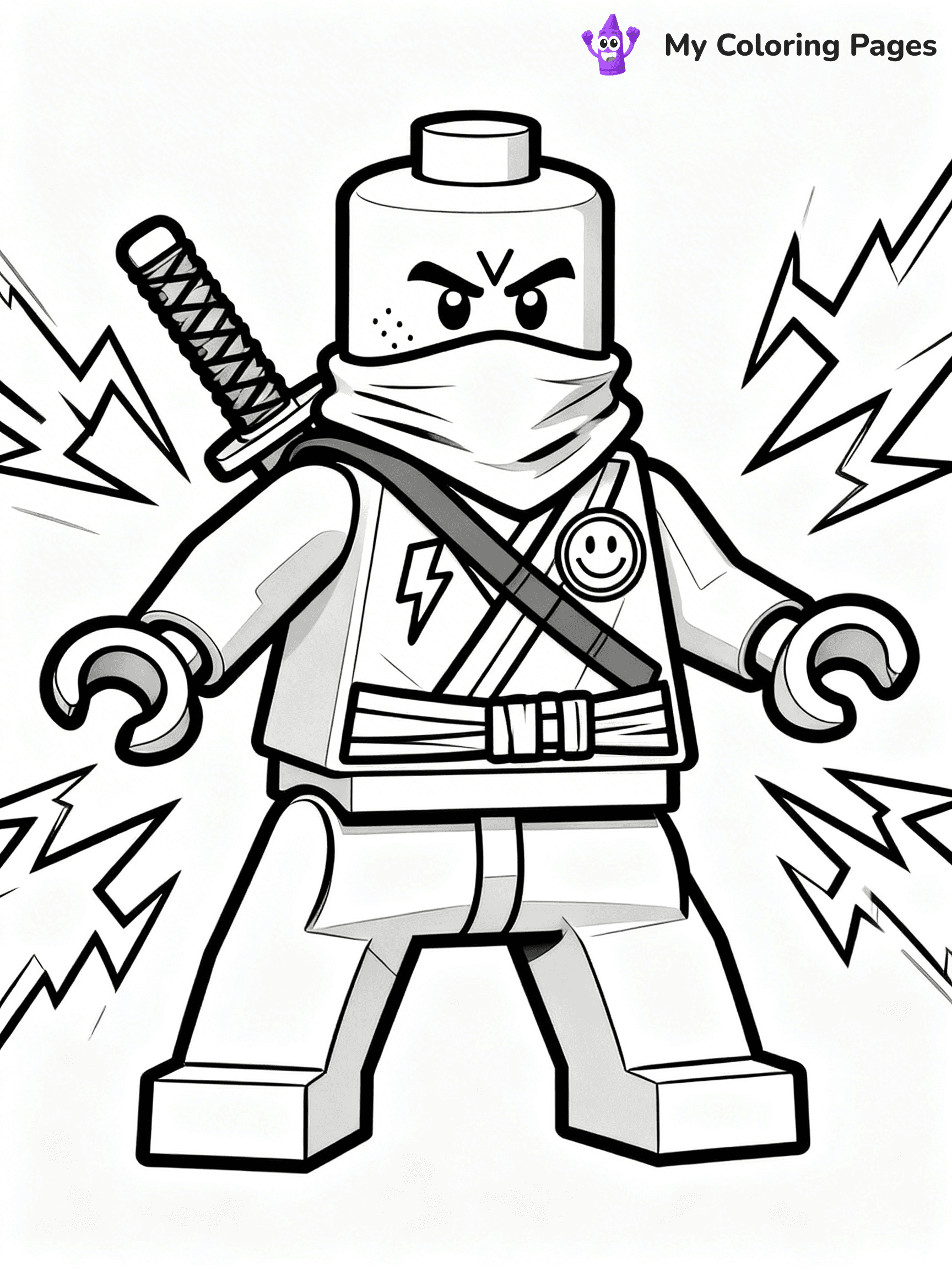 Kai Ninjago Coloring Pages - 34