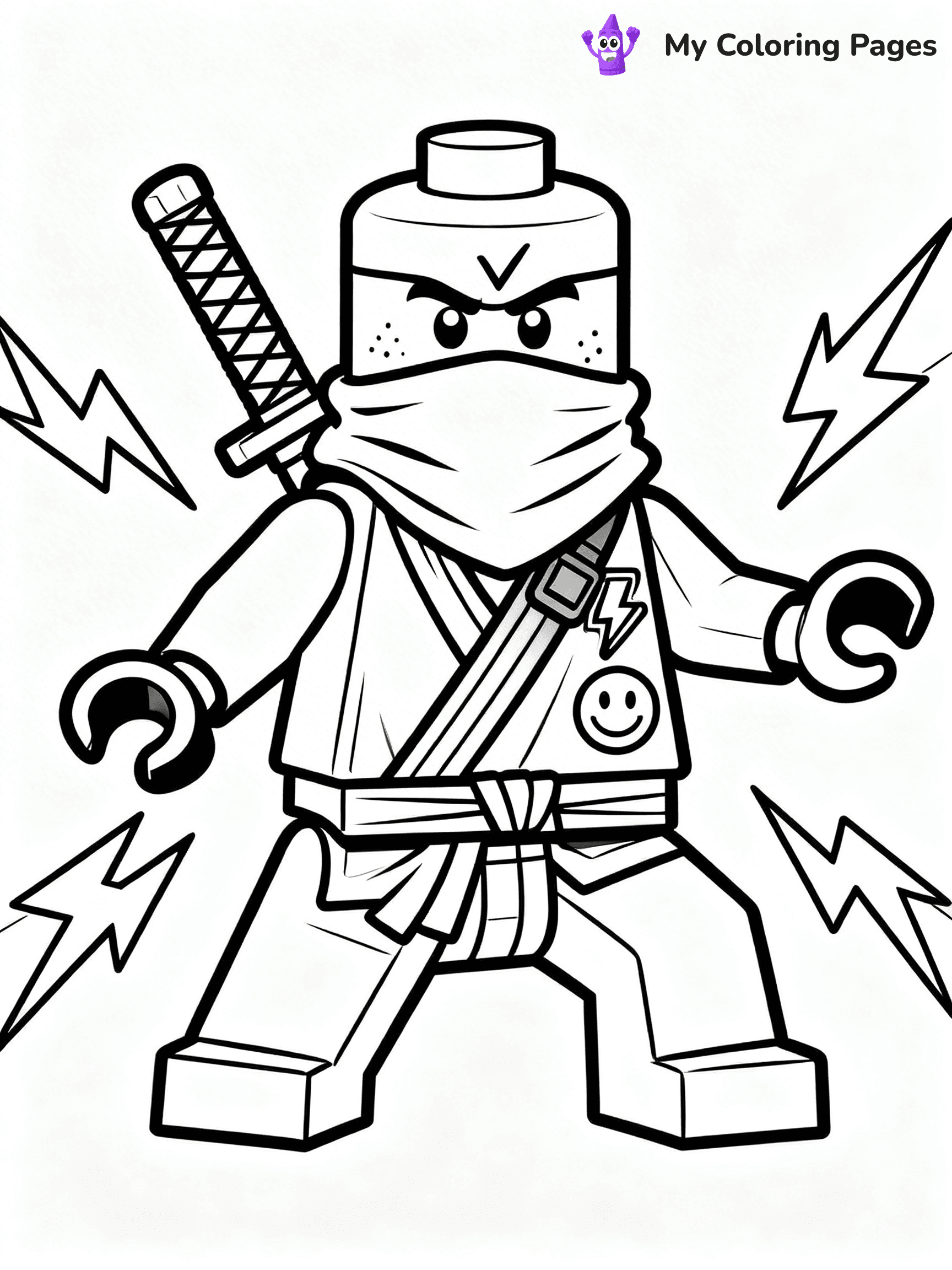 Kai Ninjago Coloring Pages - 33