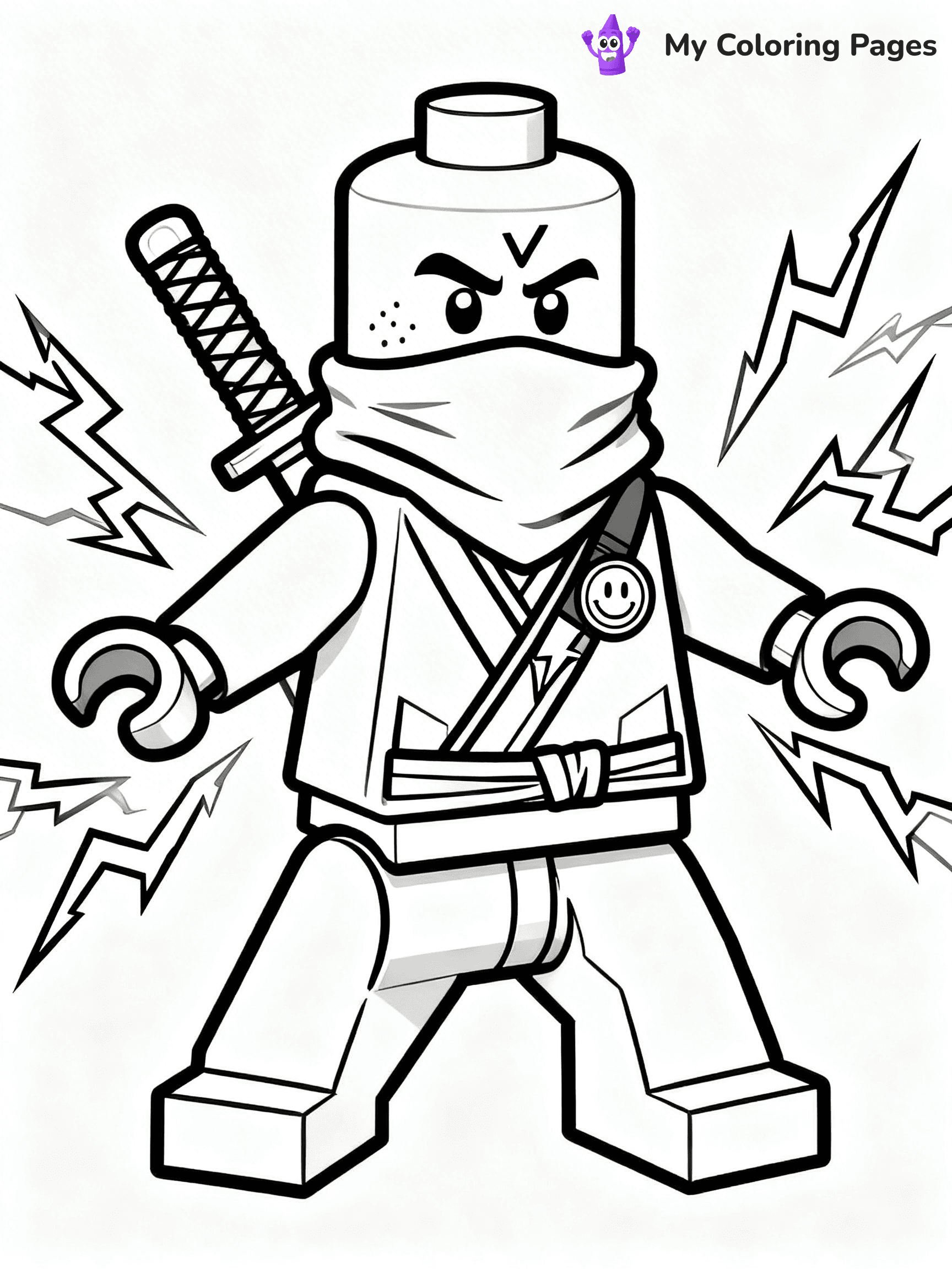 Kai Ninjago Coloring Pages - 32