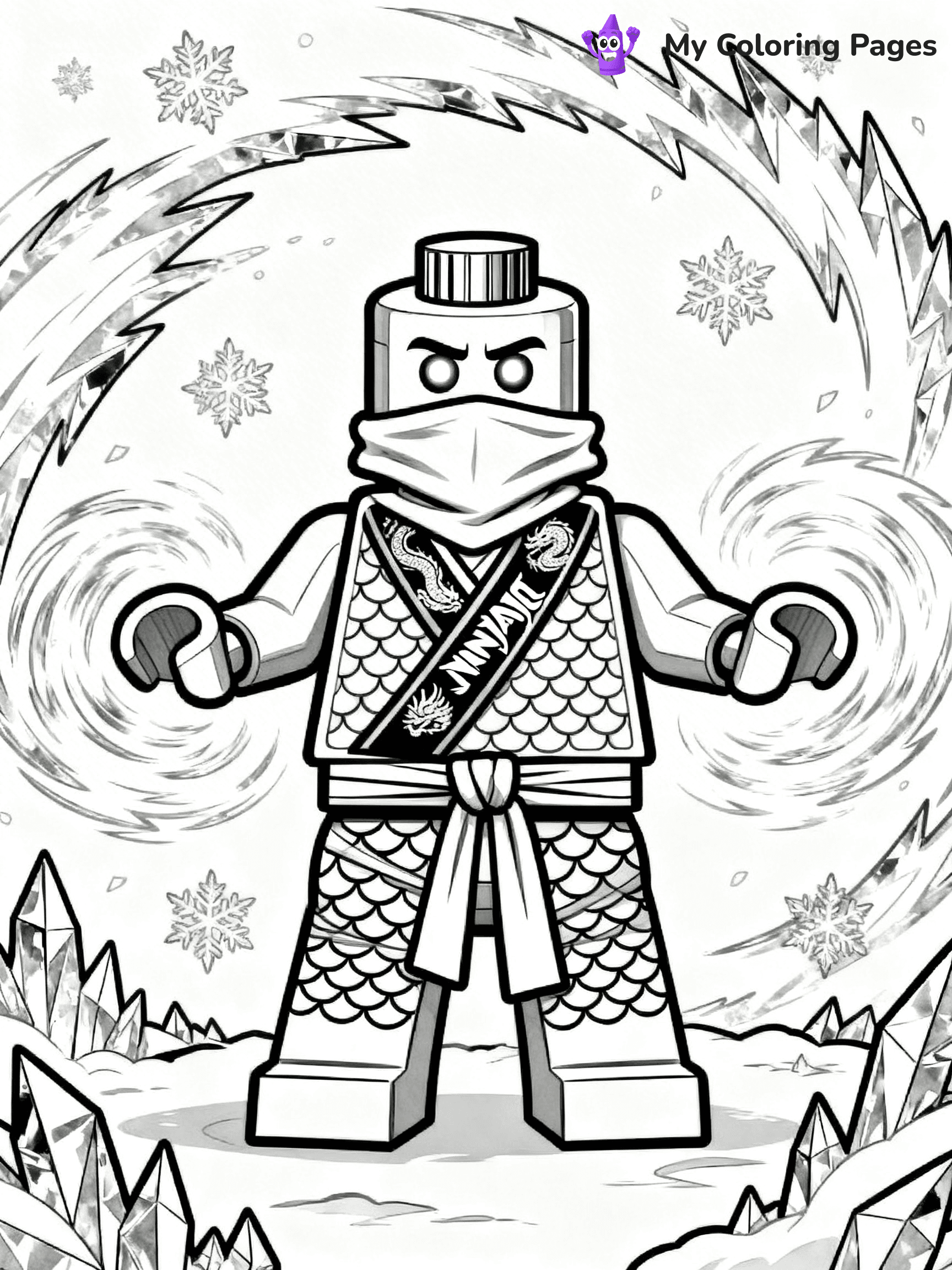 Kai Ninjago Coloring Pages - 30