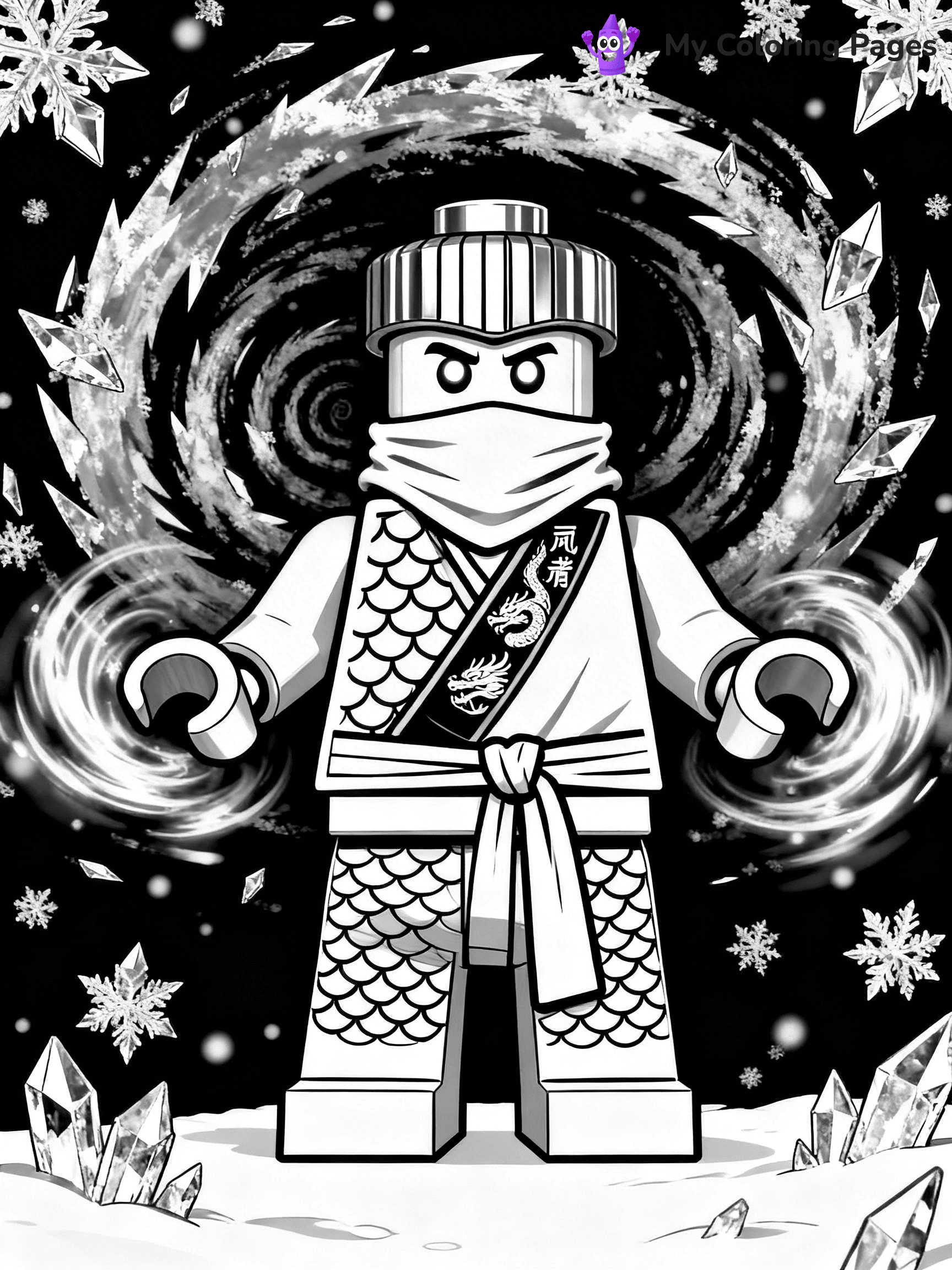 Kai Ninjago Coloring Pages - 24