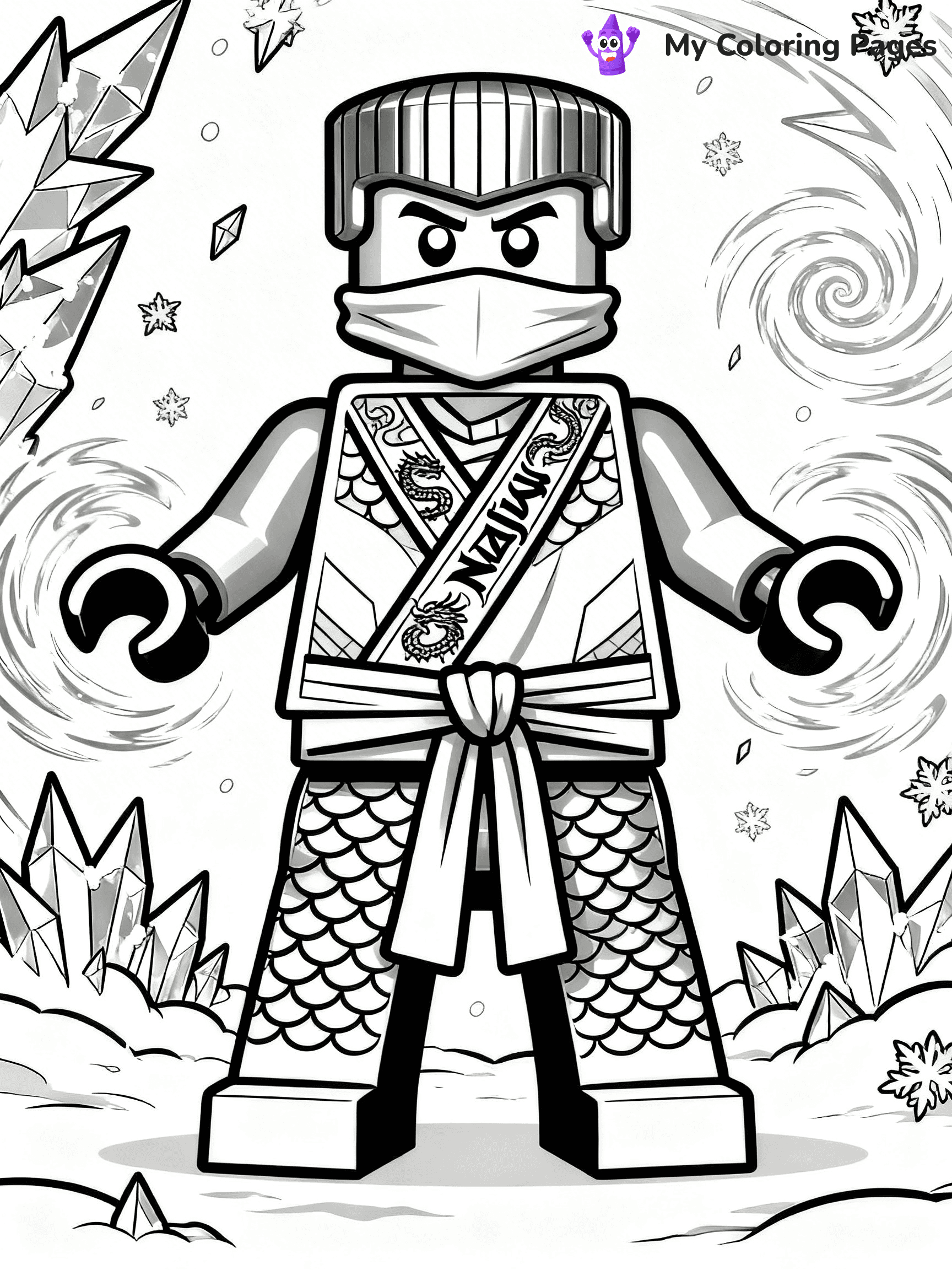 Kai Ninjago Coloring Pages - 23