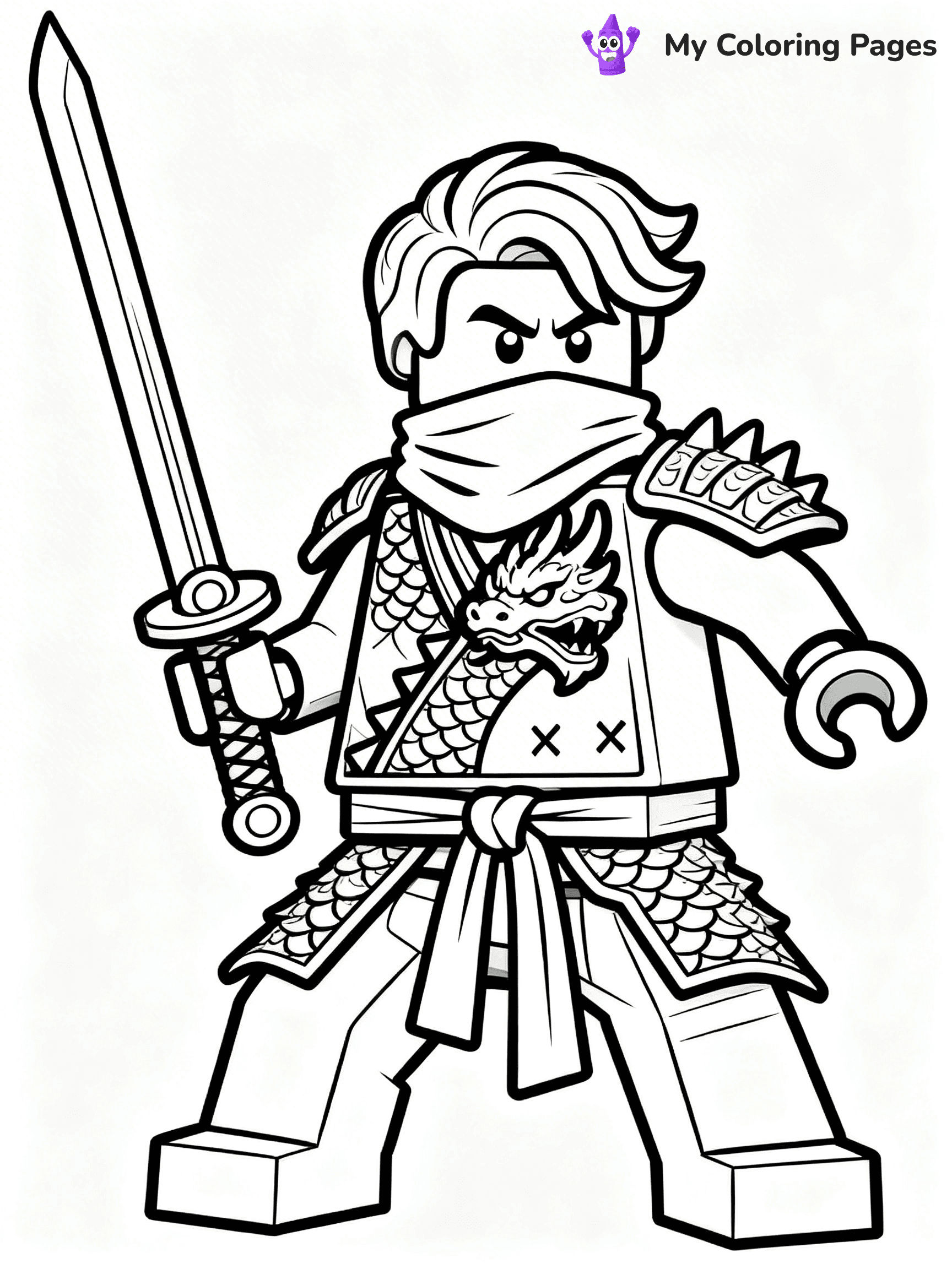 Kai Ninjago Coloring Pages - 22