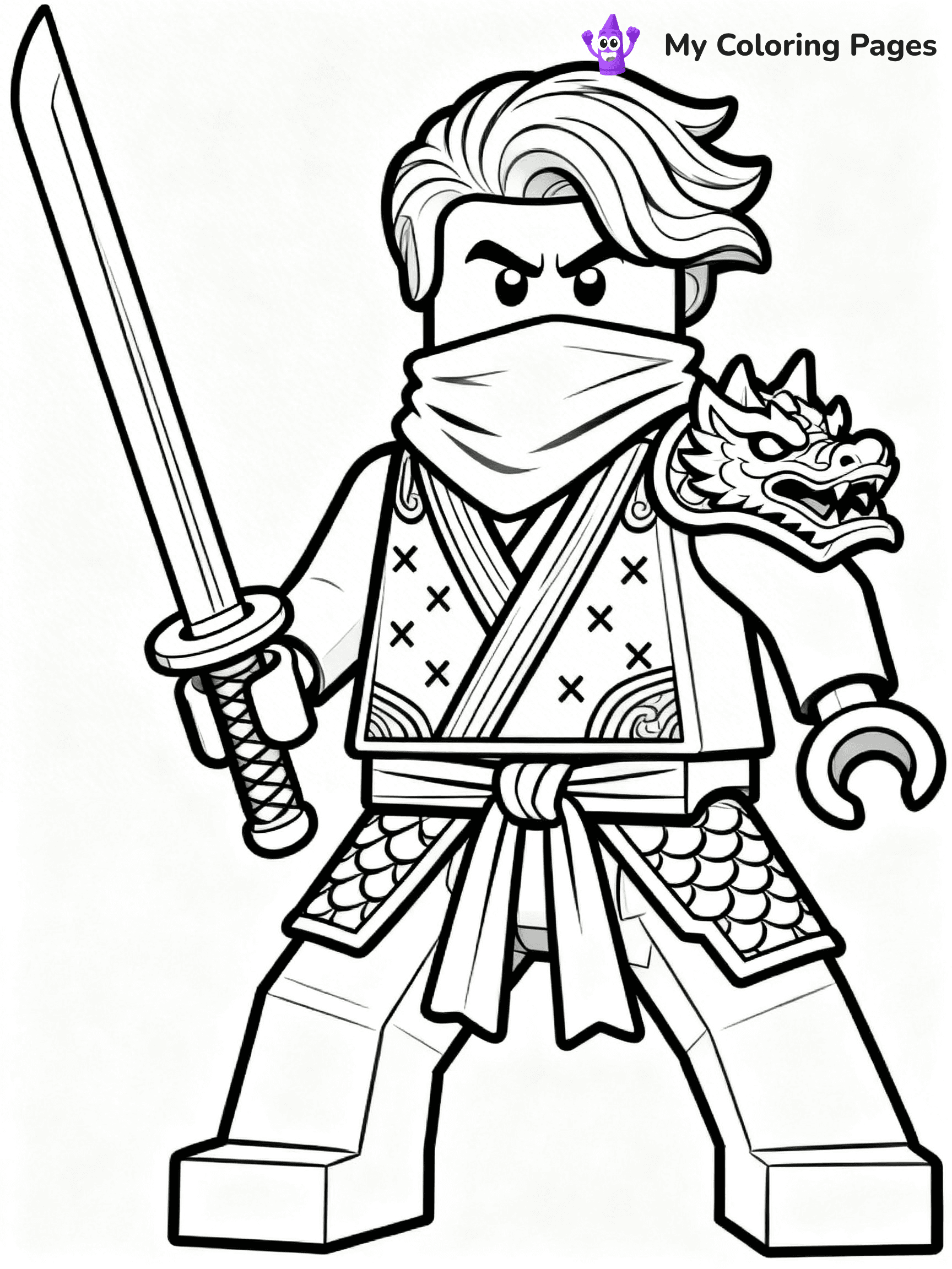 Kai Ninjago Coloring Pages - 21