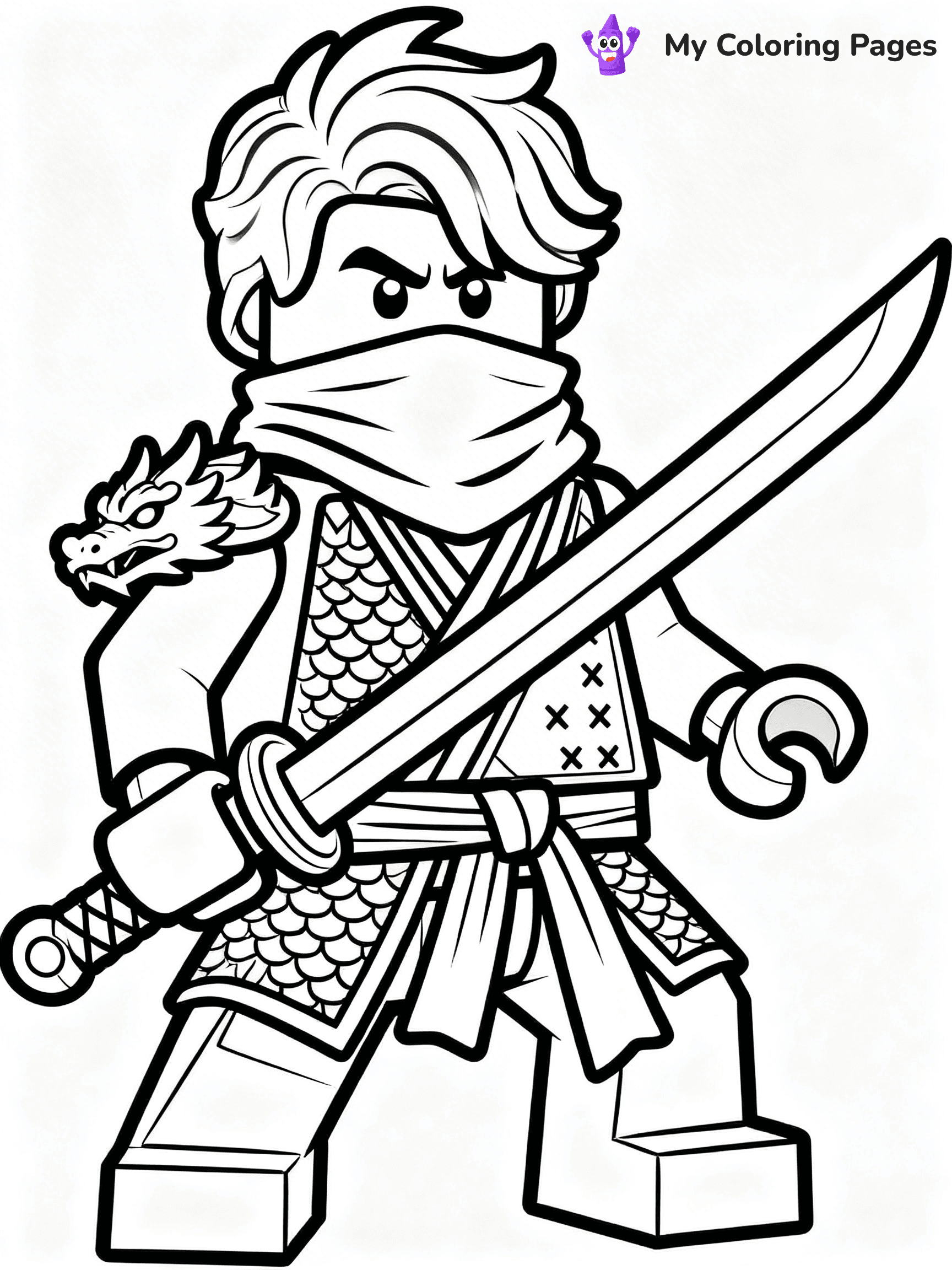 Kai Ninjago Coloring Pages - 20