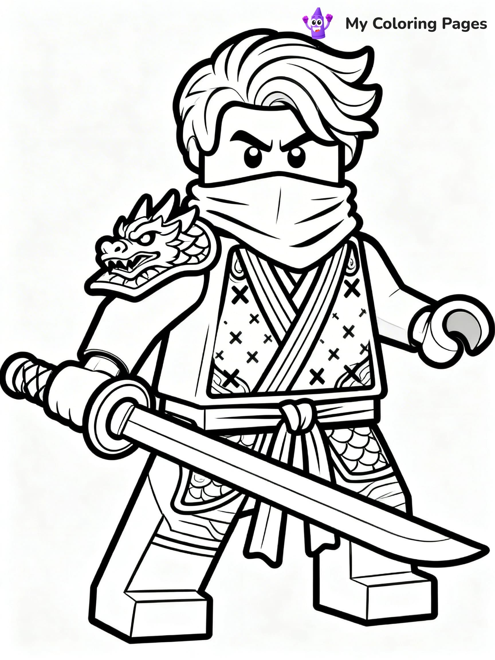 Kai Ninjago Coloring Pages - 19
