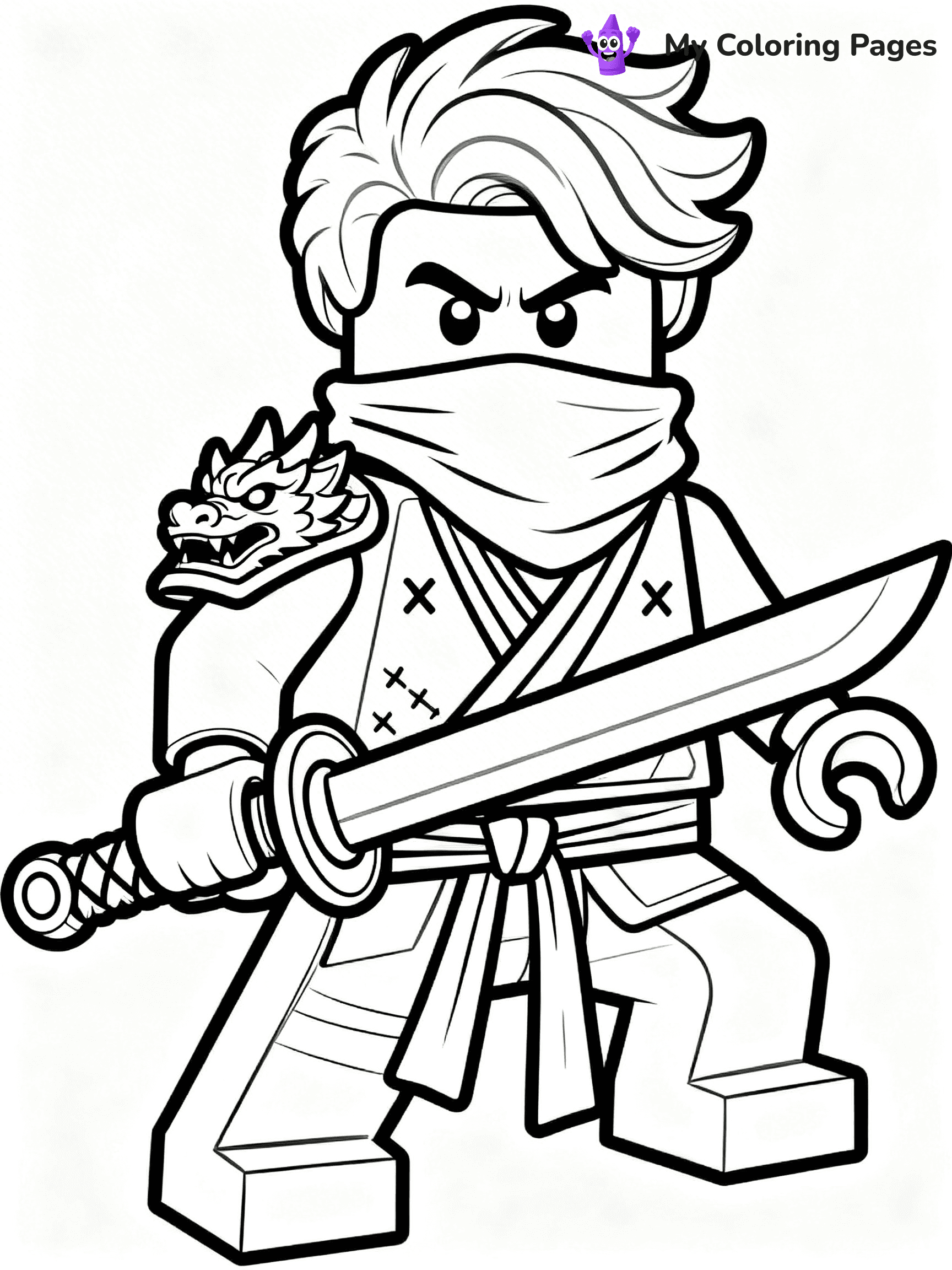 Kai Ninjago Coloring Pages - 17